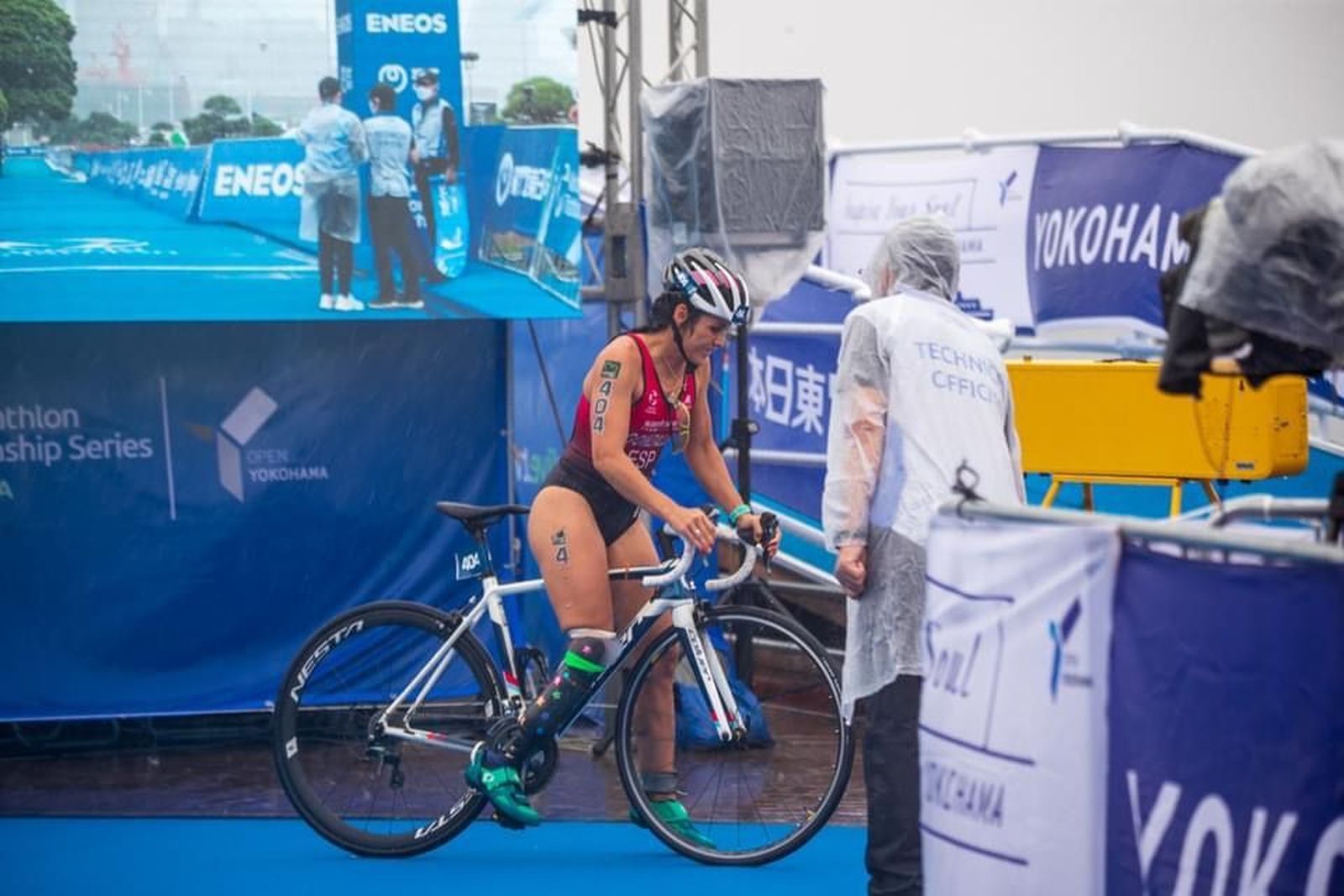 Carmen, durante su participación en una prueba.