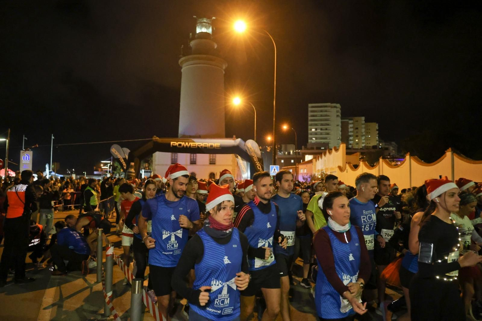 Las fotos de la San Silvestre del Real Club Mediterráneo en Málaga