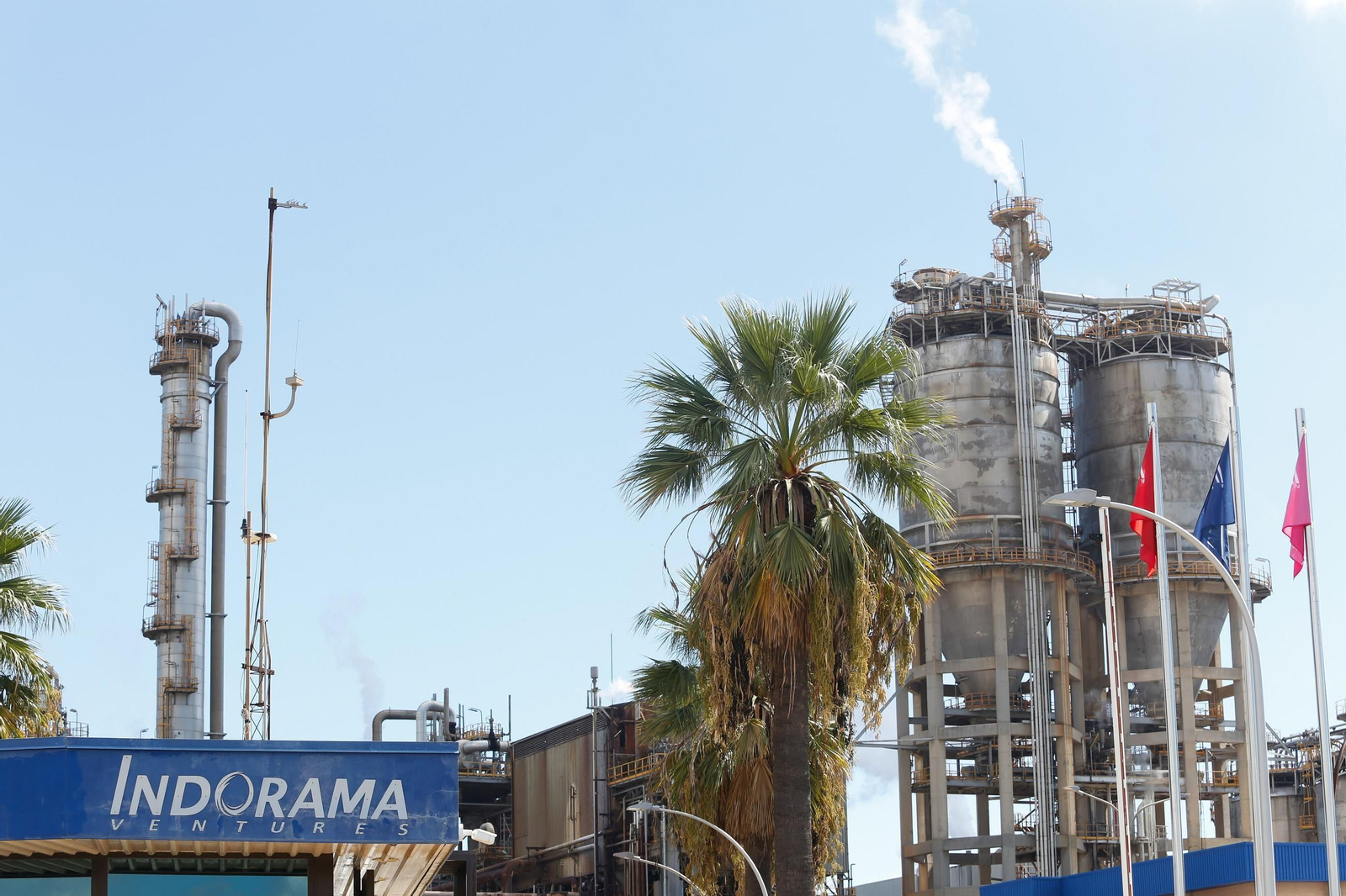 Planta de Indorama Ventures en el polígono de Guadarranque, San Roque