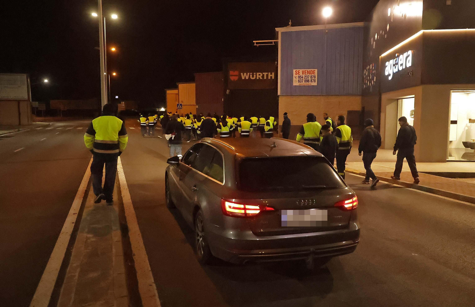 Imágenes de la segunda jornada de huelga en Acerinox