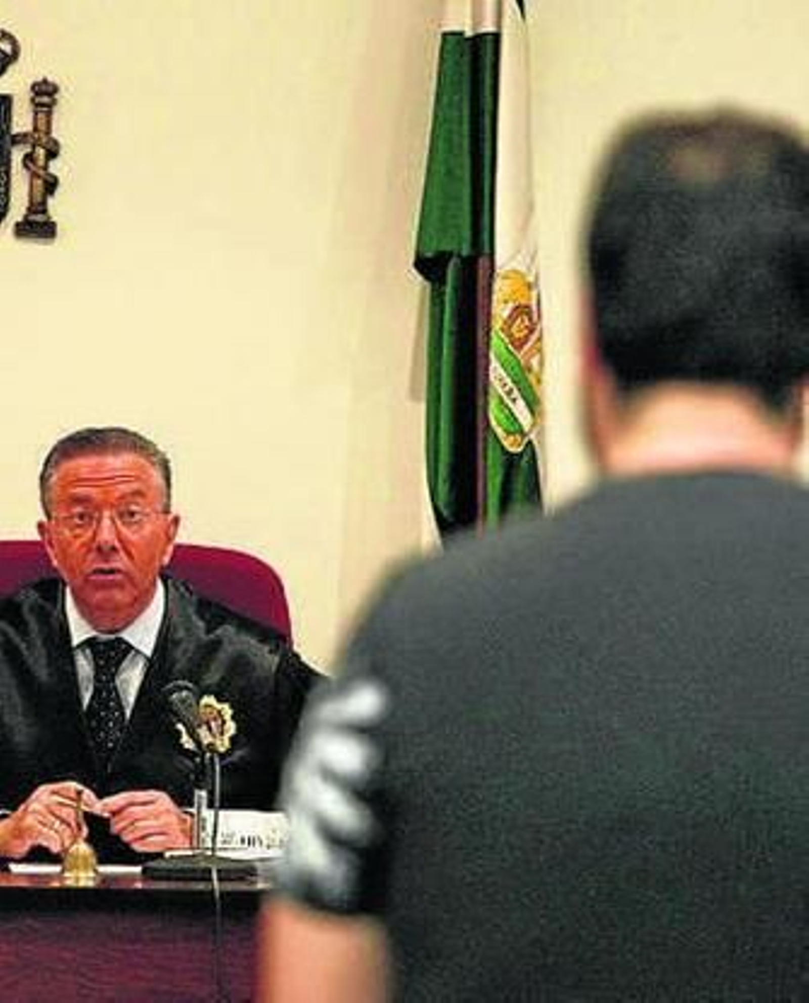 José Alejandro Martínez, de espalda. José Alejandro Martínez, de espalda.