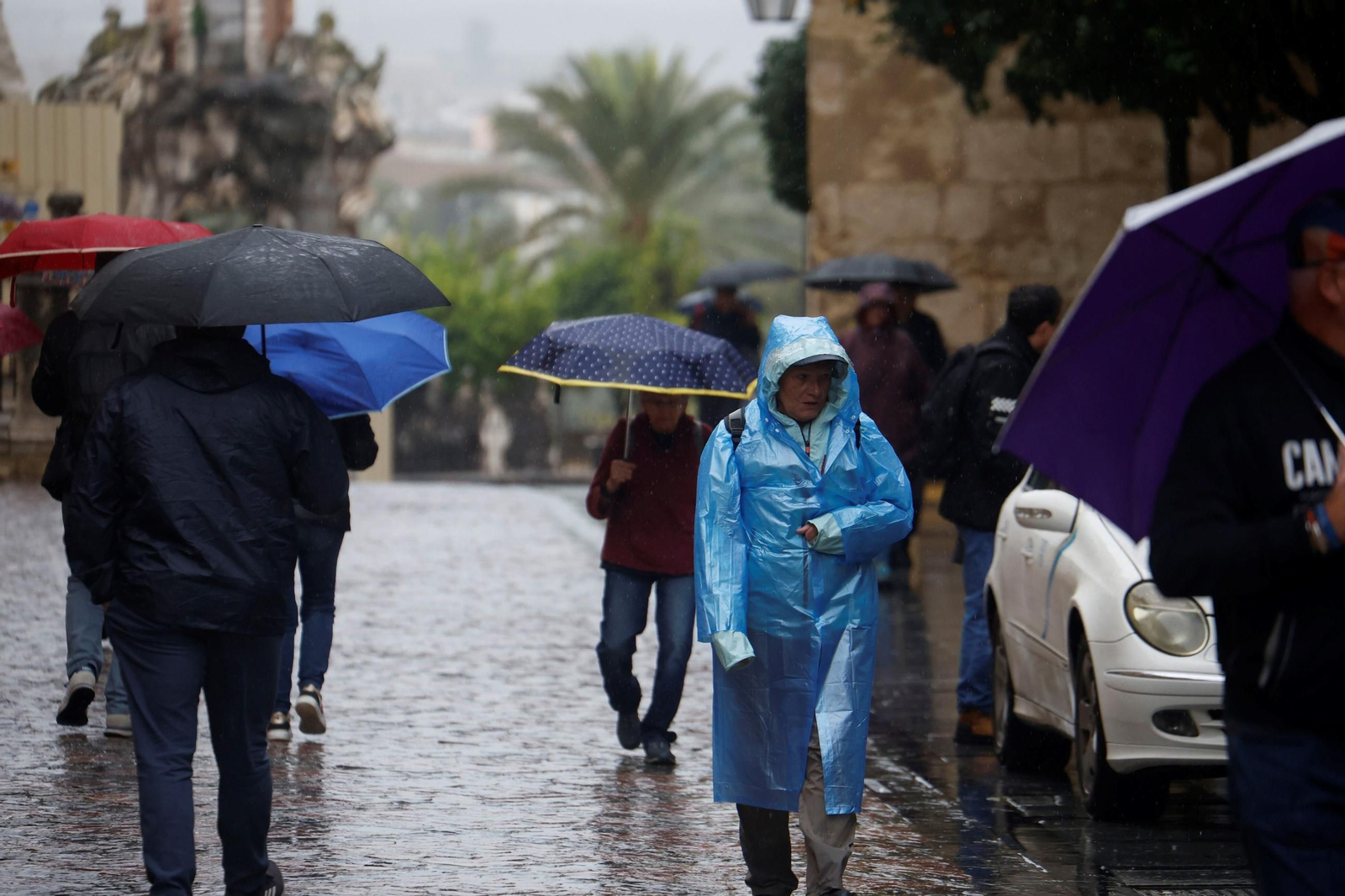 Los últimos coletazos de la borrasca Claudia a su paso por Córdoba