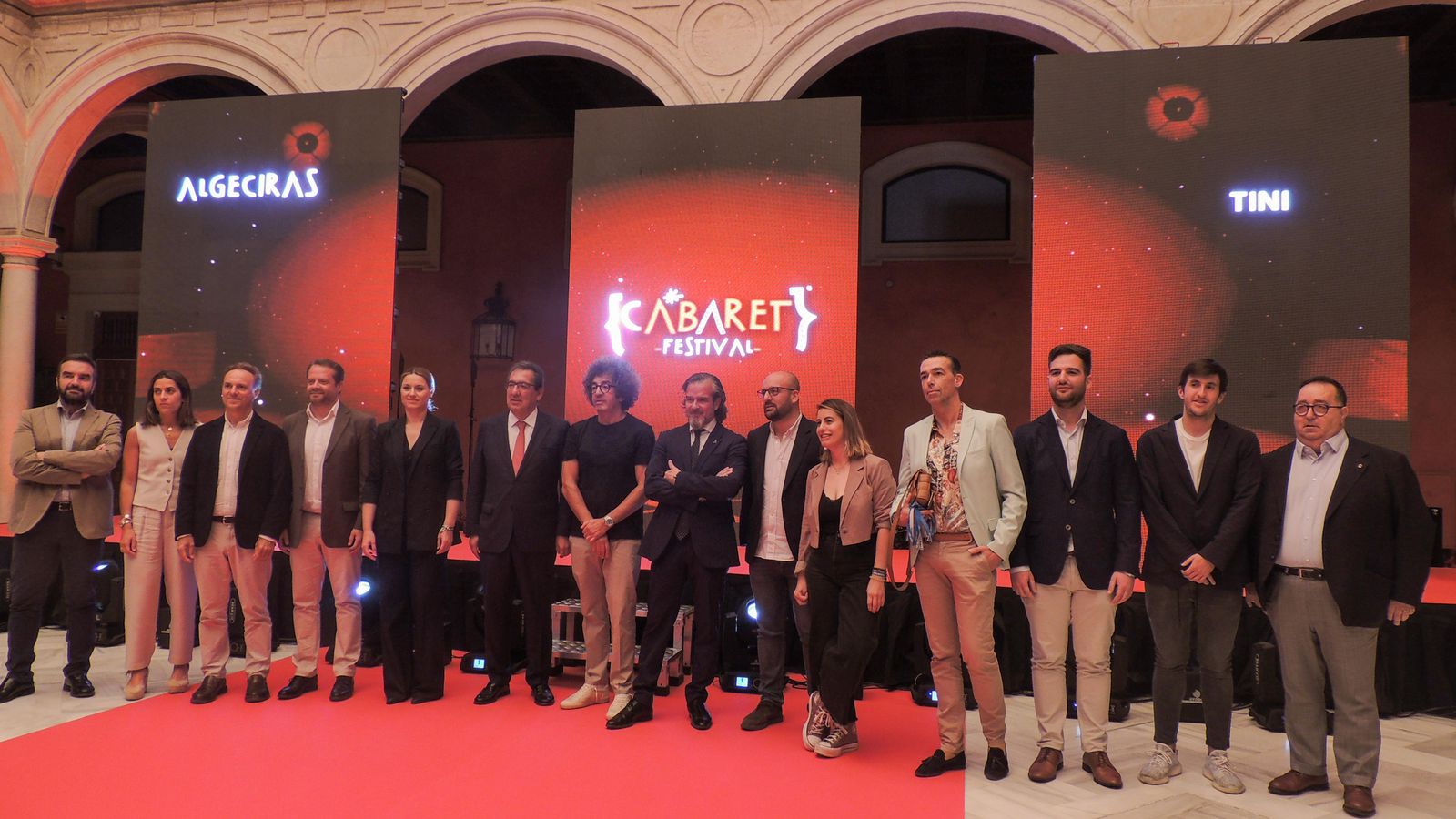 Un momento de la presentación del Cabaret Festival en la Fundación Cajasol.