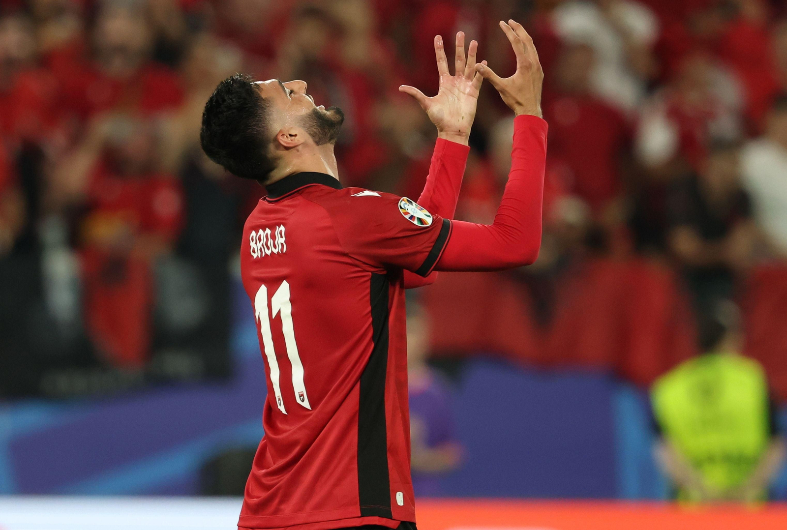 Las fotos del Albania - España