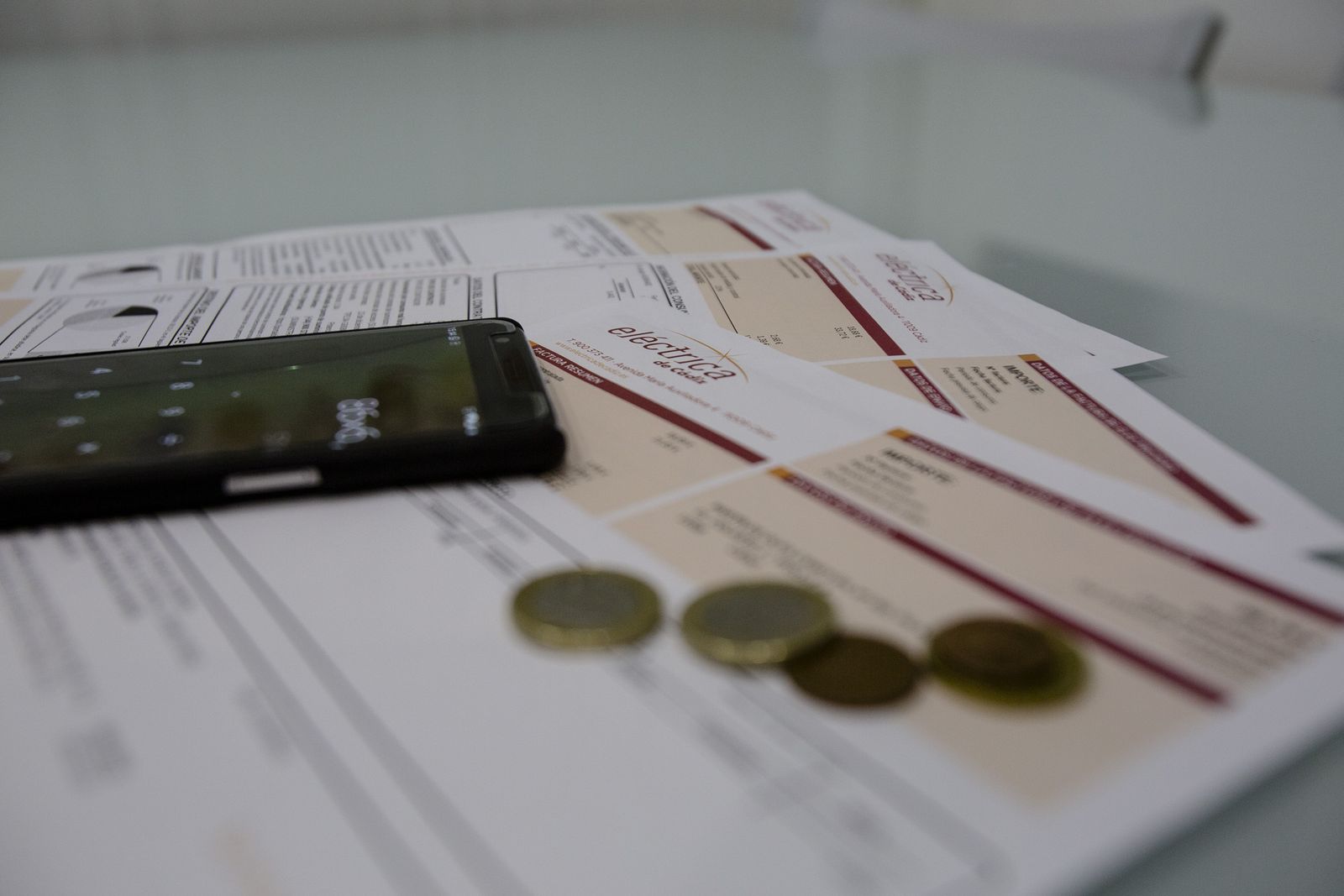 Una factura de la luz.