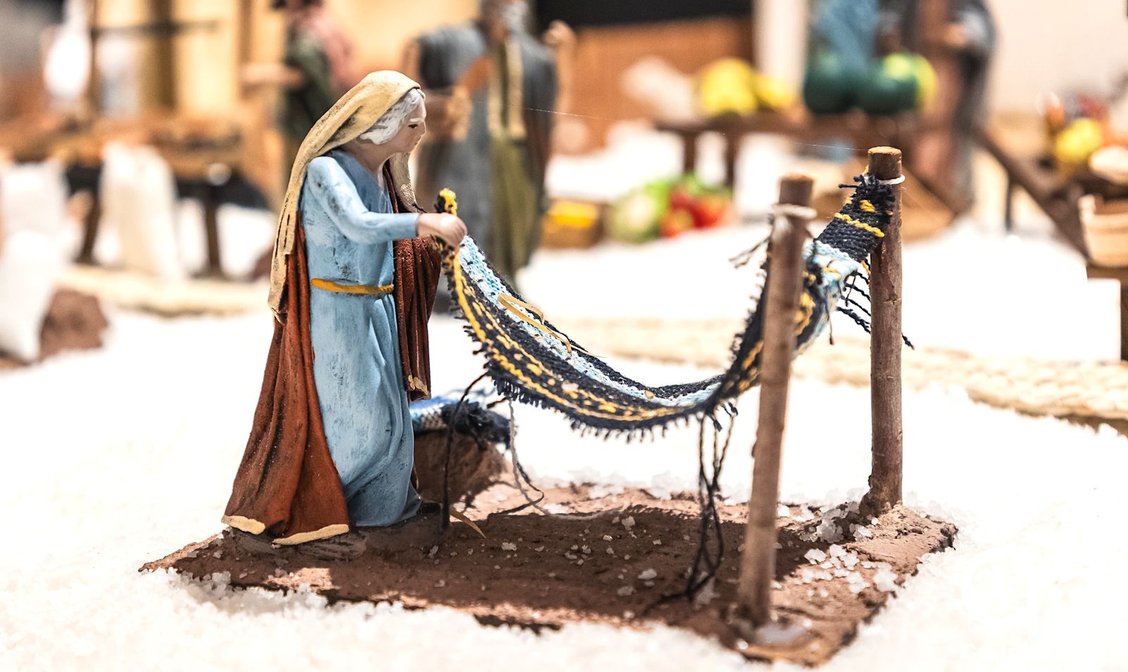 Descubre este bello Belén portugués hecho con sal