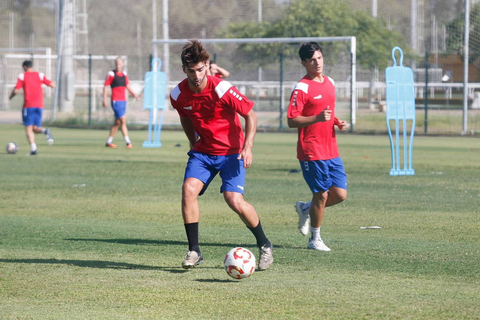 Las fotos del entrenamiento de pretemporada del Algeciras en La Menacha