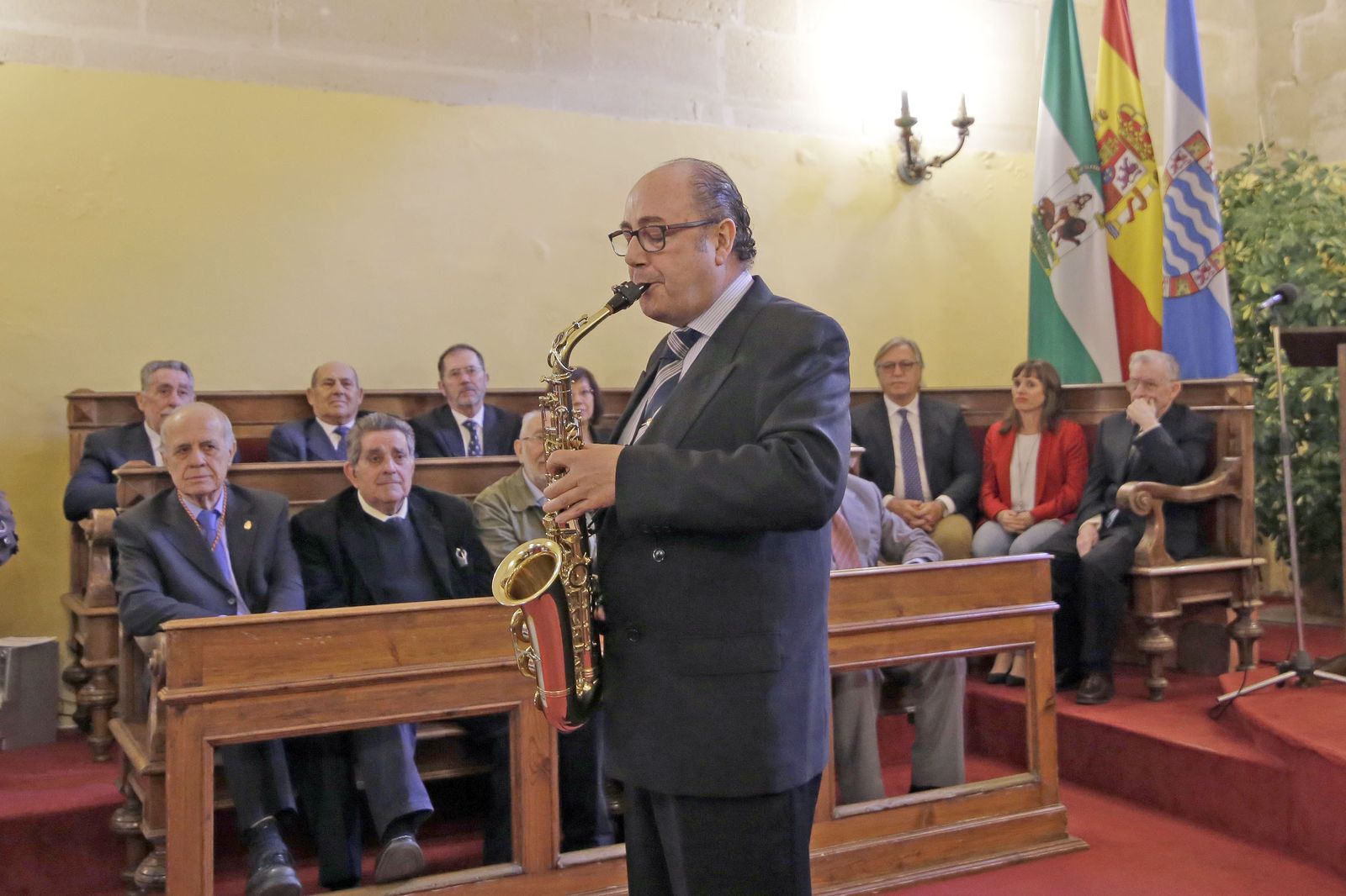 Imágenes del acto institucional del 40 aniversario de las primeras elecciones municipales