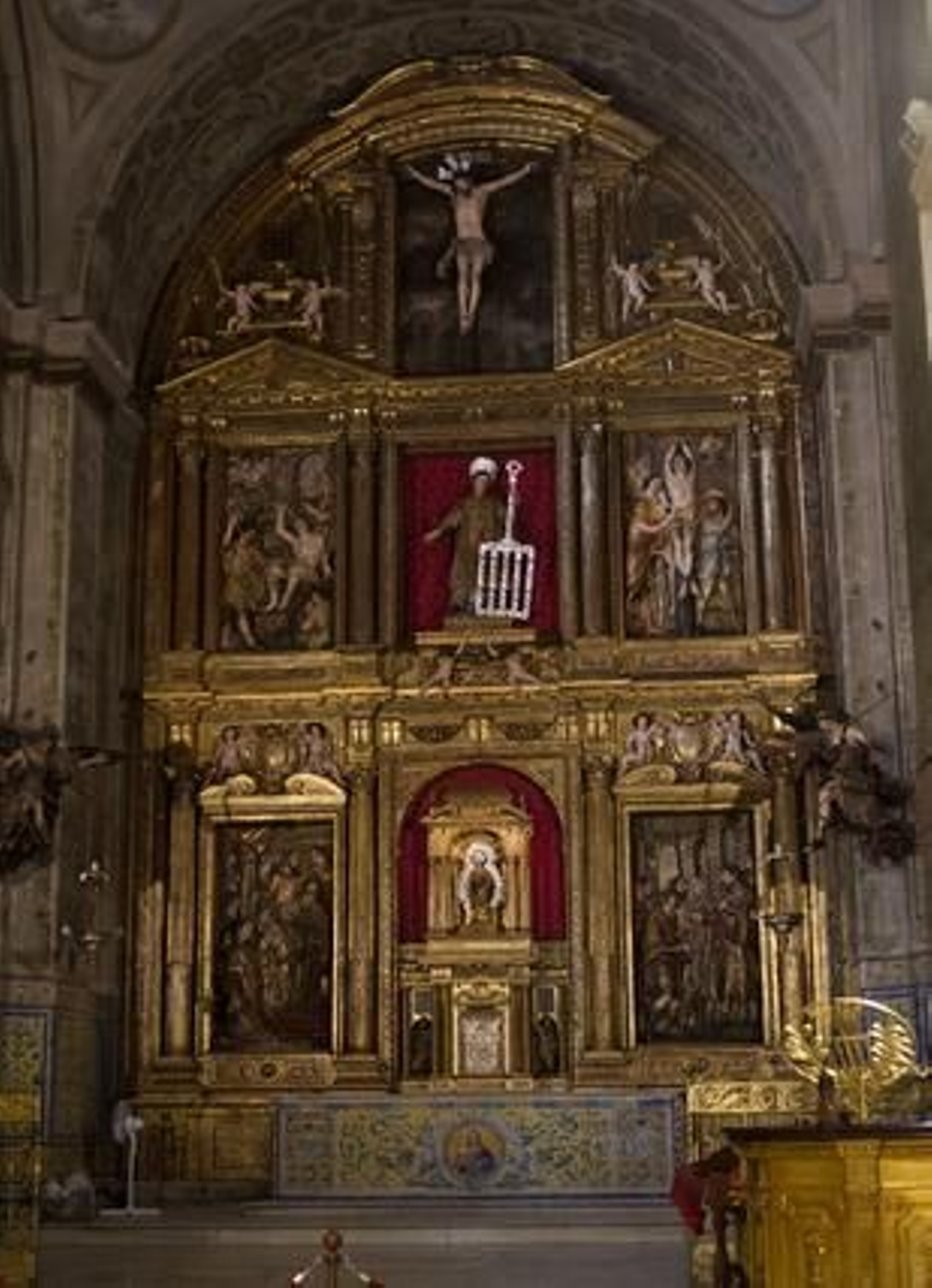 El retablo al completo.  Foto: Victoria Hidalgo