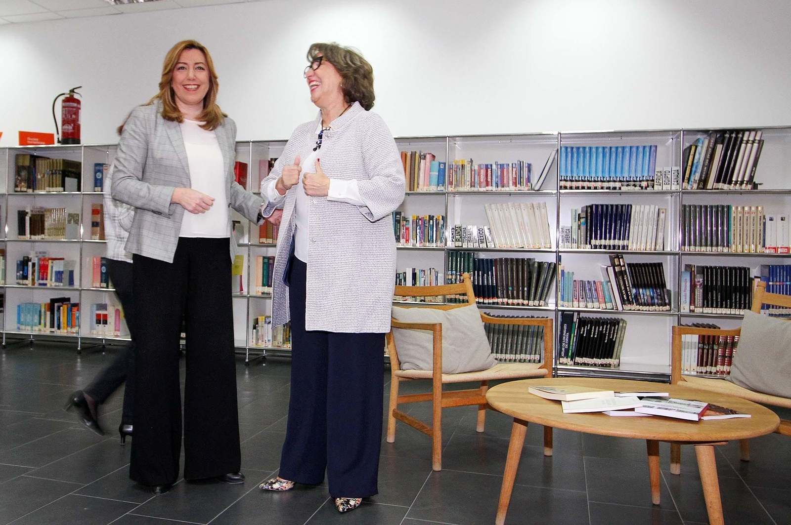 Susana Díaz, en La Rábida