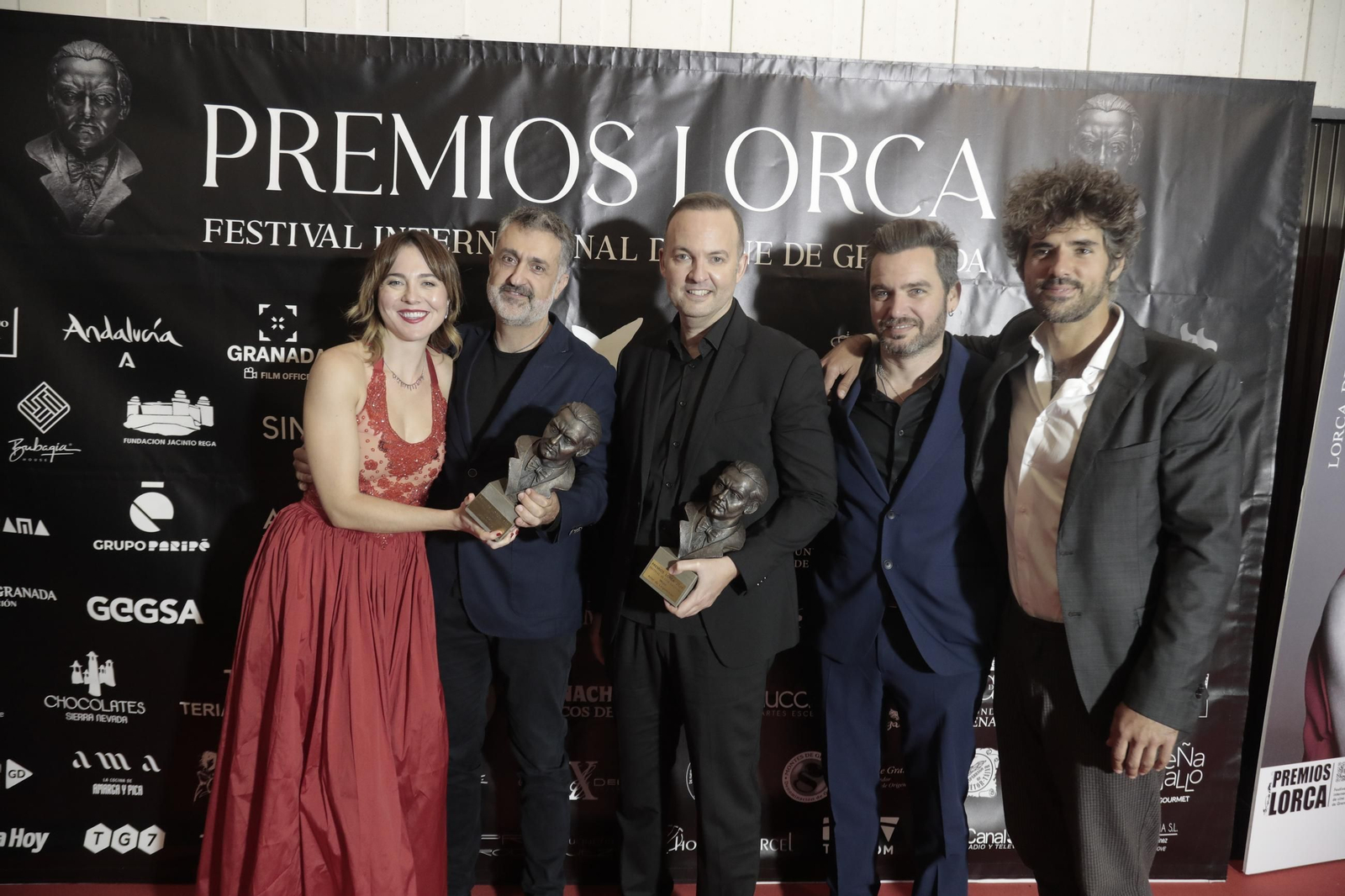 El equipo de 'La Zona Vacía', gandores del Premio Lorca a Mejor Película. El equipo de 'La Zona Vacía', gandores del Premio Lorca a Mejor Película.