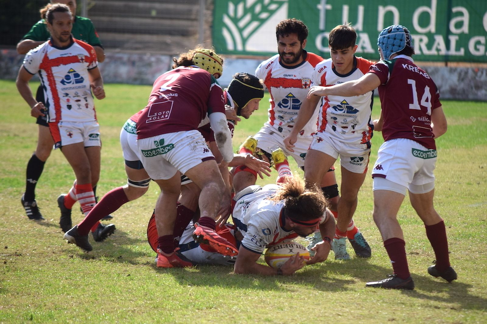 Una acción de un partido disputado por URA en el Juan Rojas durante la presente temporada.