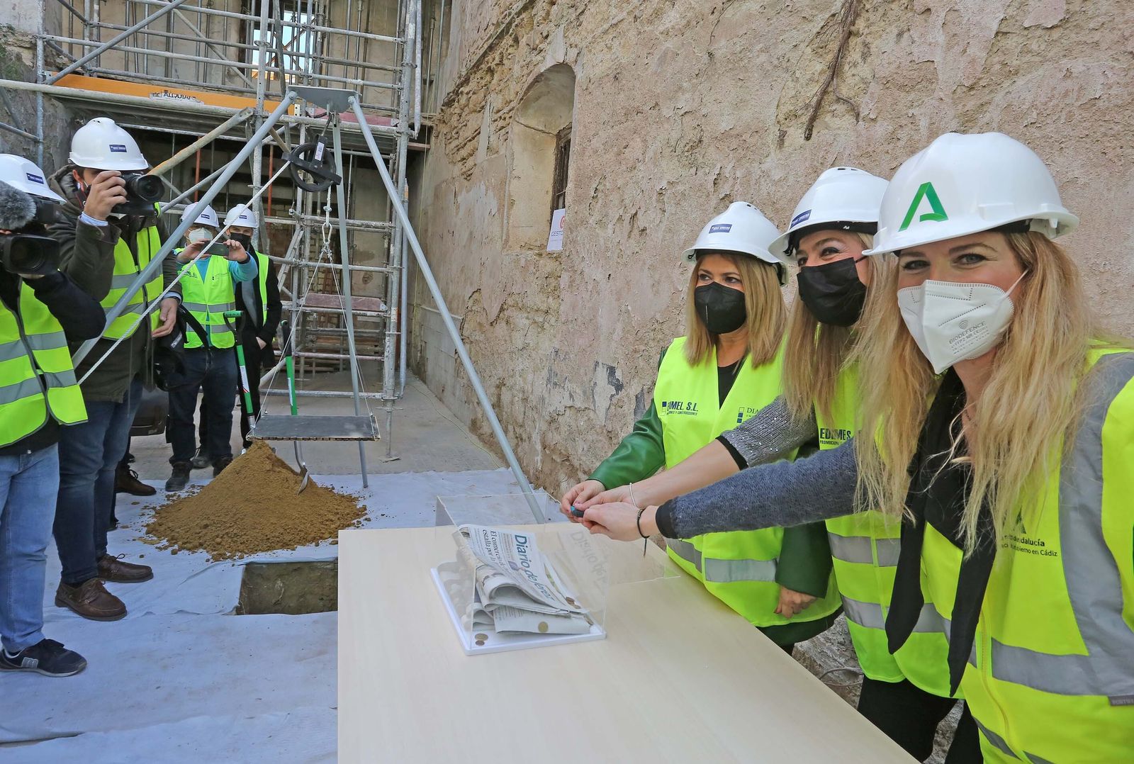 Primera piedra del futuro museo del Flamenco en Jerez