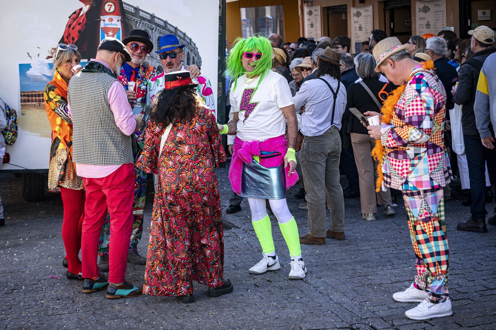 Las imágenes del Domingo de Piñata del Carnaval de Cádiz 2026