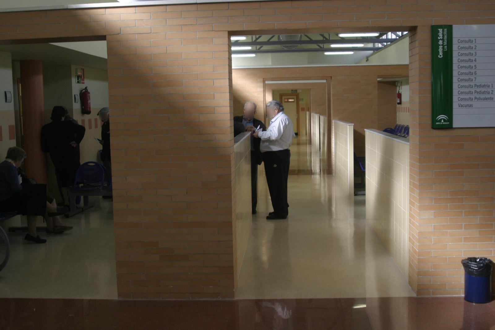 Interior del centro de salud de Los Montecillos, en una imagen de archivo.