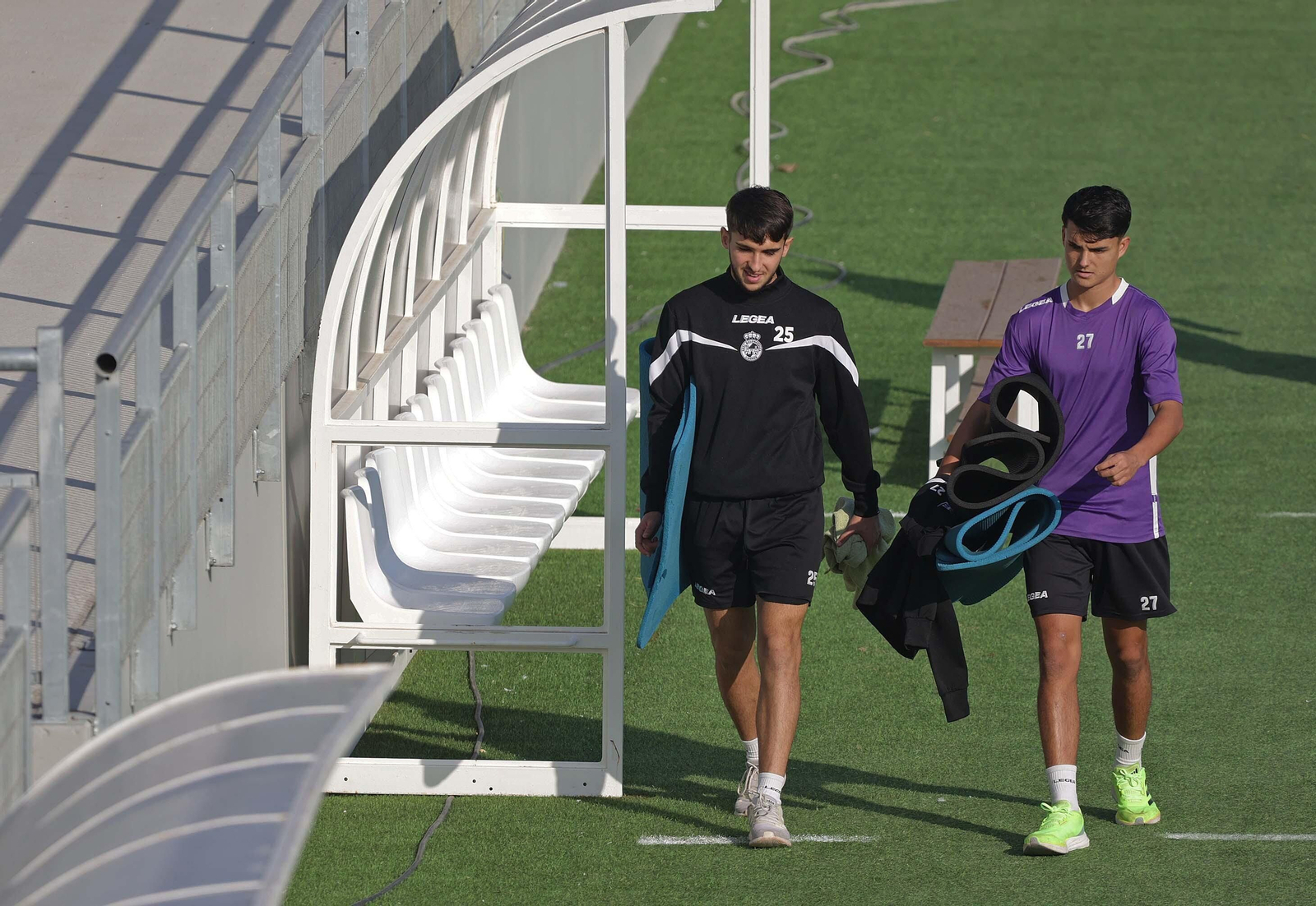 La vuelta a los entrenamientos de la Balona después del descanso de Navidad, en imágenes
