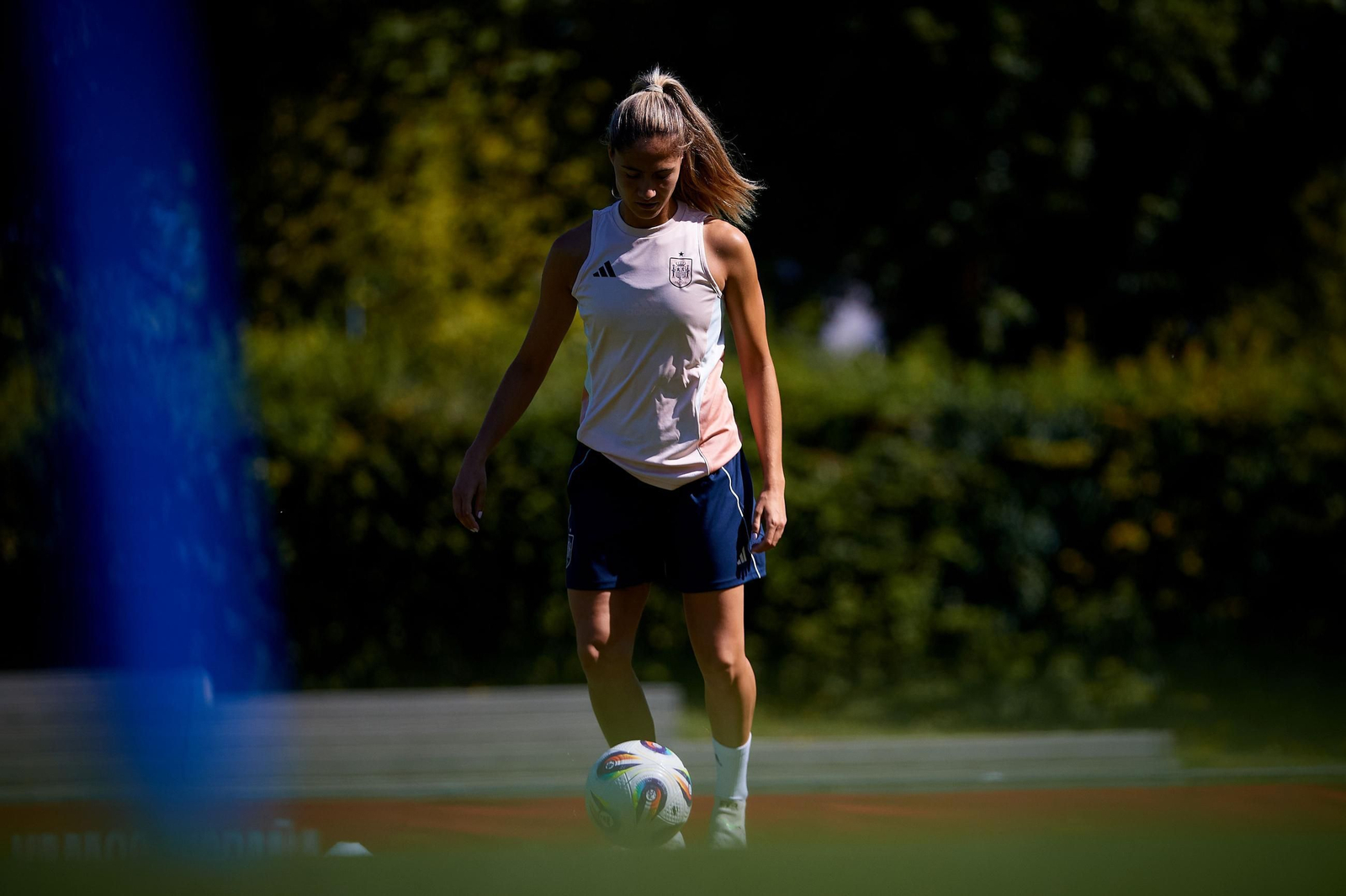 Las fotos de España antes de enfrentarse a Suiza en la Eurocopa femenina