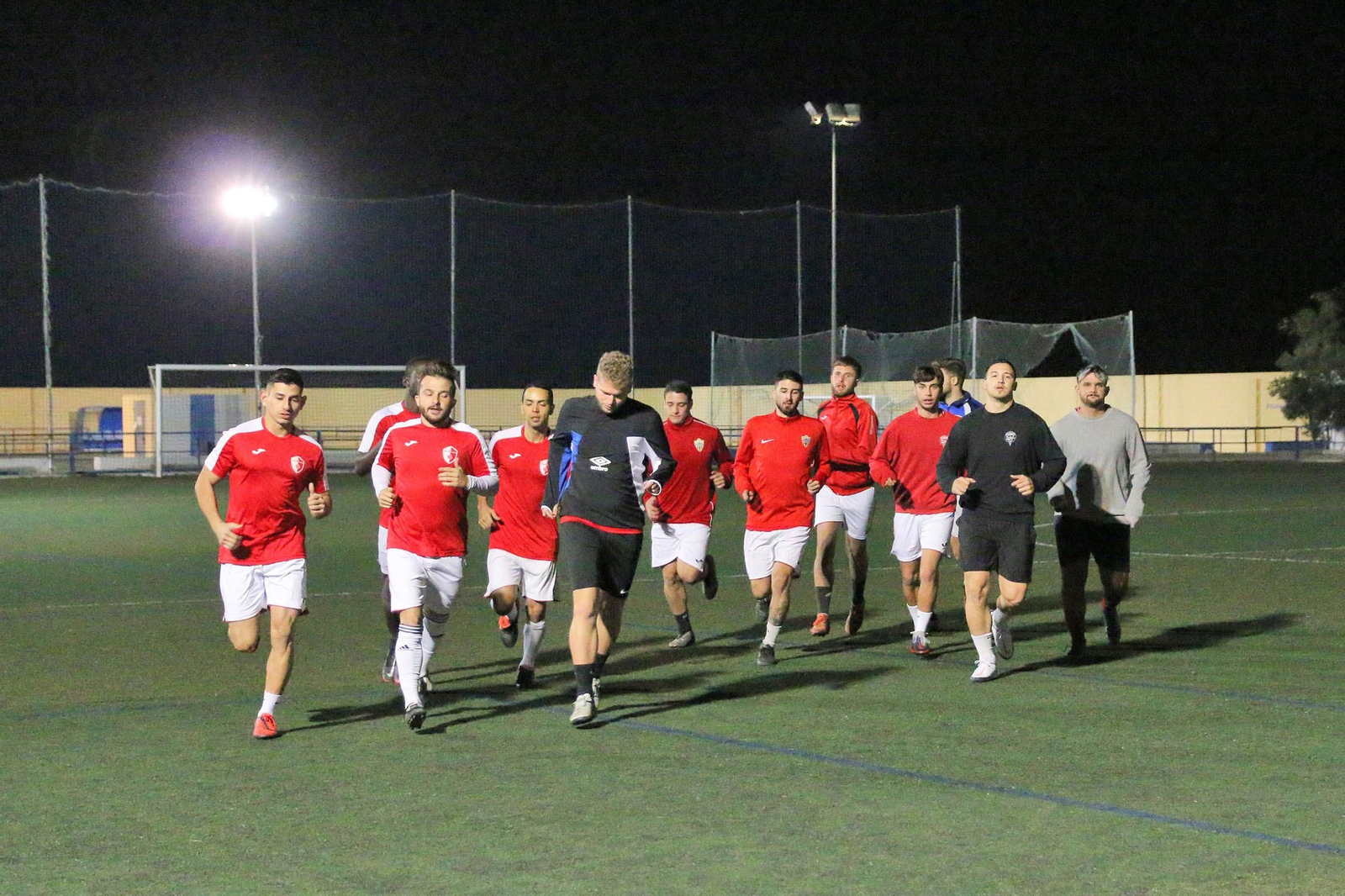 Fotogalería del tándem Crusat&Edu Fenoy como entrenadores del Sporting de Almería