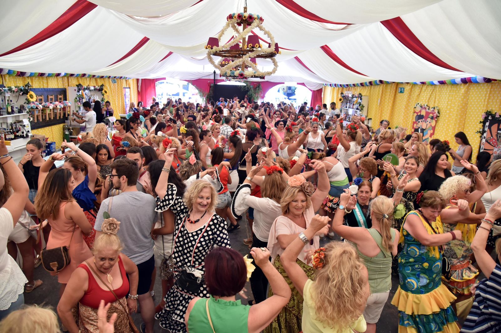 Las imágenes del Día de la Mujer en la Feria de La Línea