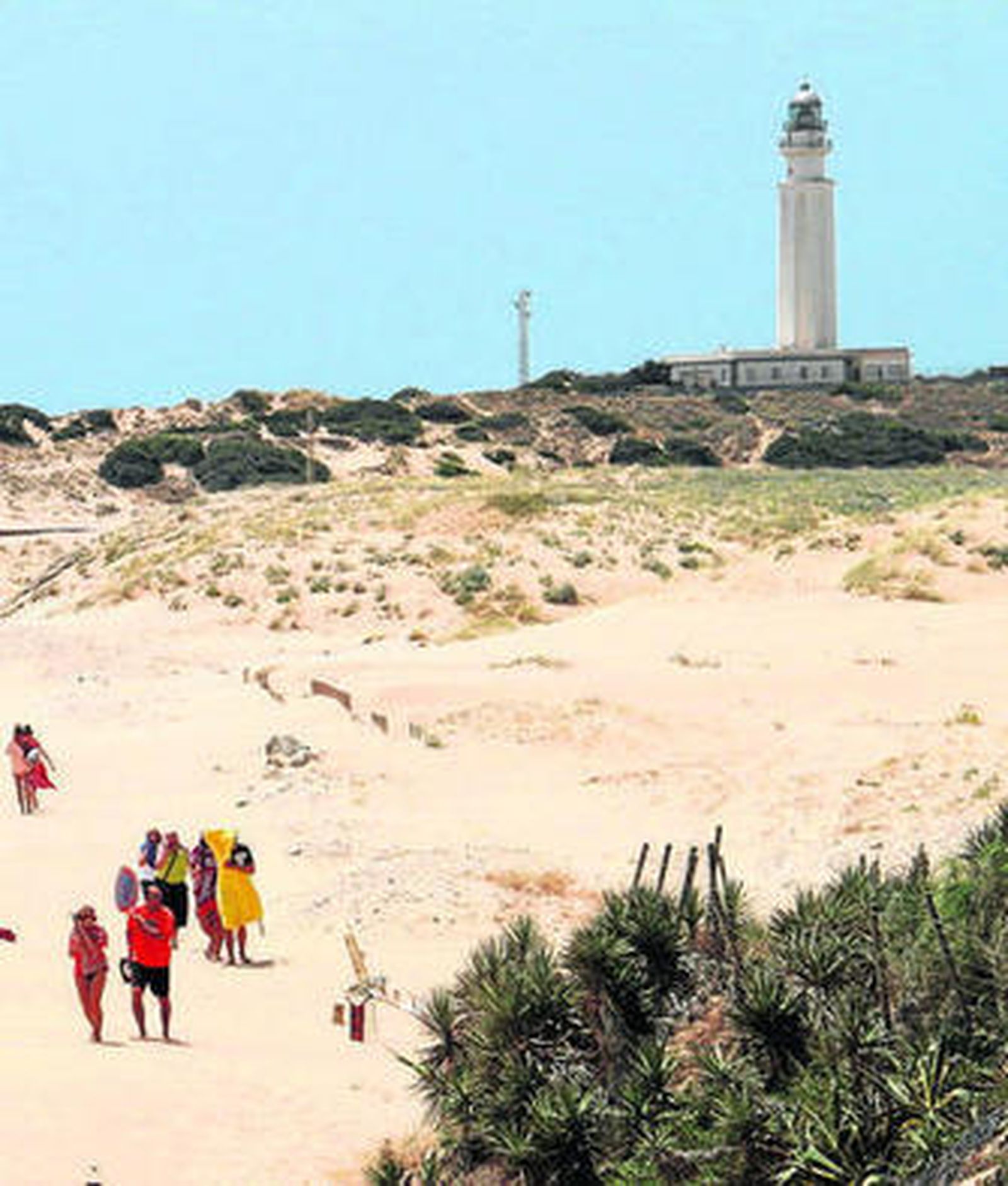 El faro de Trafalgar, en el municipio de Barbate.