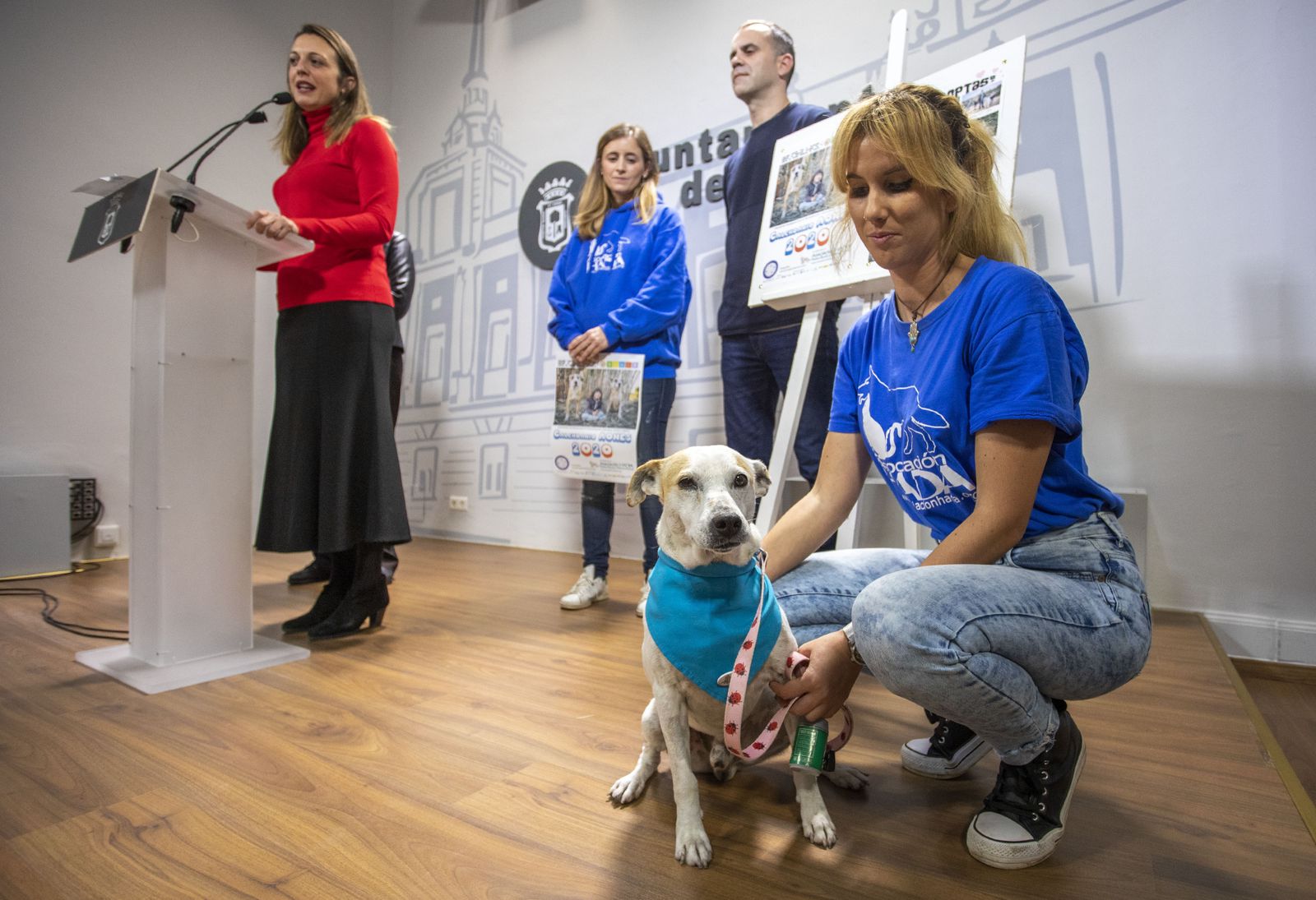 La presencia de Taco ha sido una de las notas destacadas de la presentación del calendario.