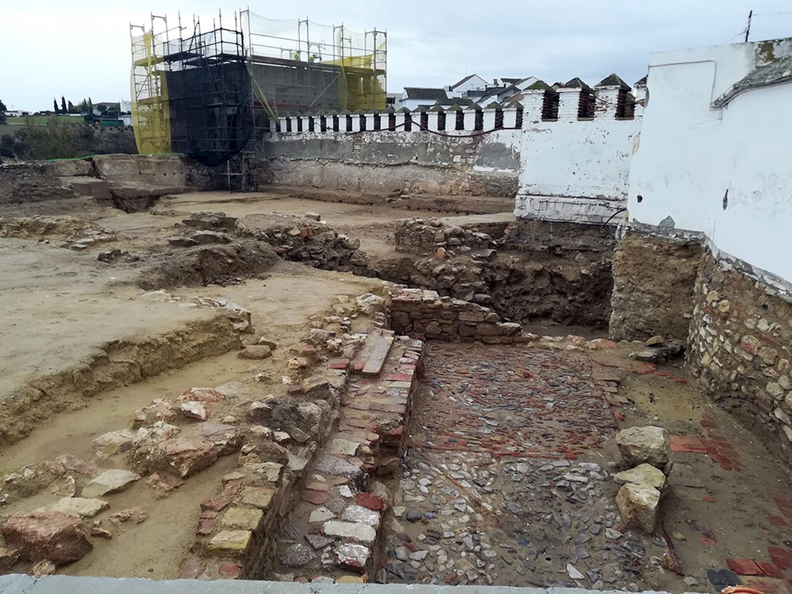 Panorámica de las excavaciones.