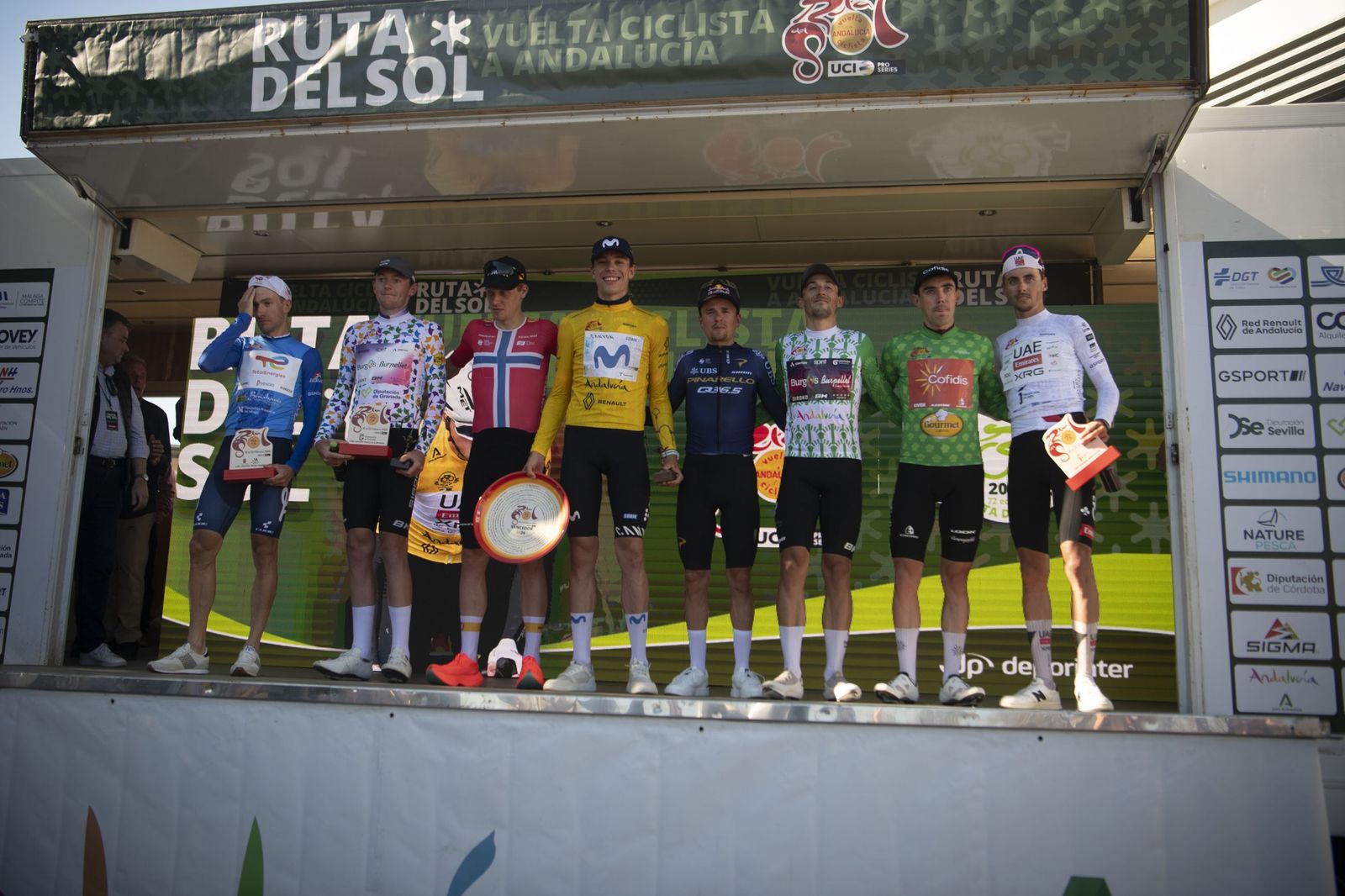 Las mejores fotos de la etapa final de la Ruta del Sol Vuelta a Andalucía con desenlace en Lucena