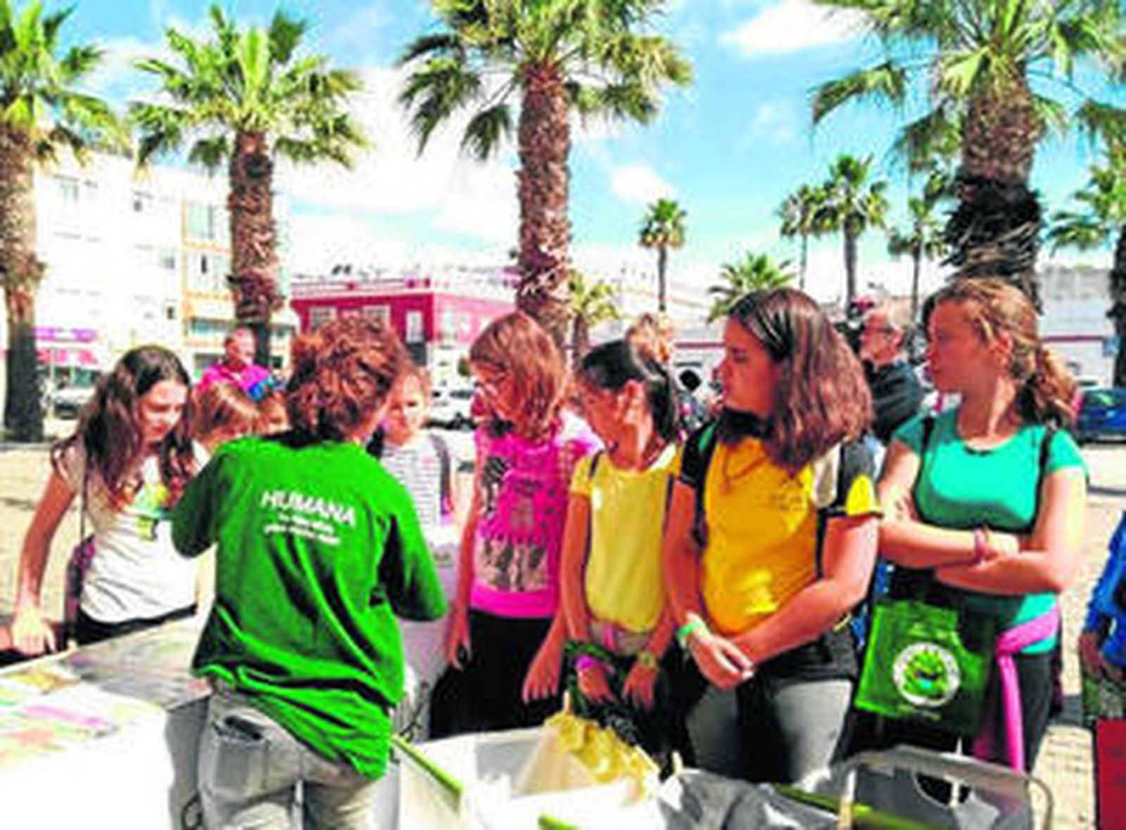 Uno de los talleres de sensibilización organizados por la ONG en la Villa este año.