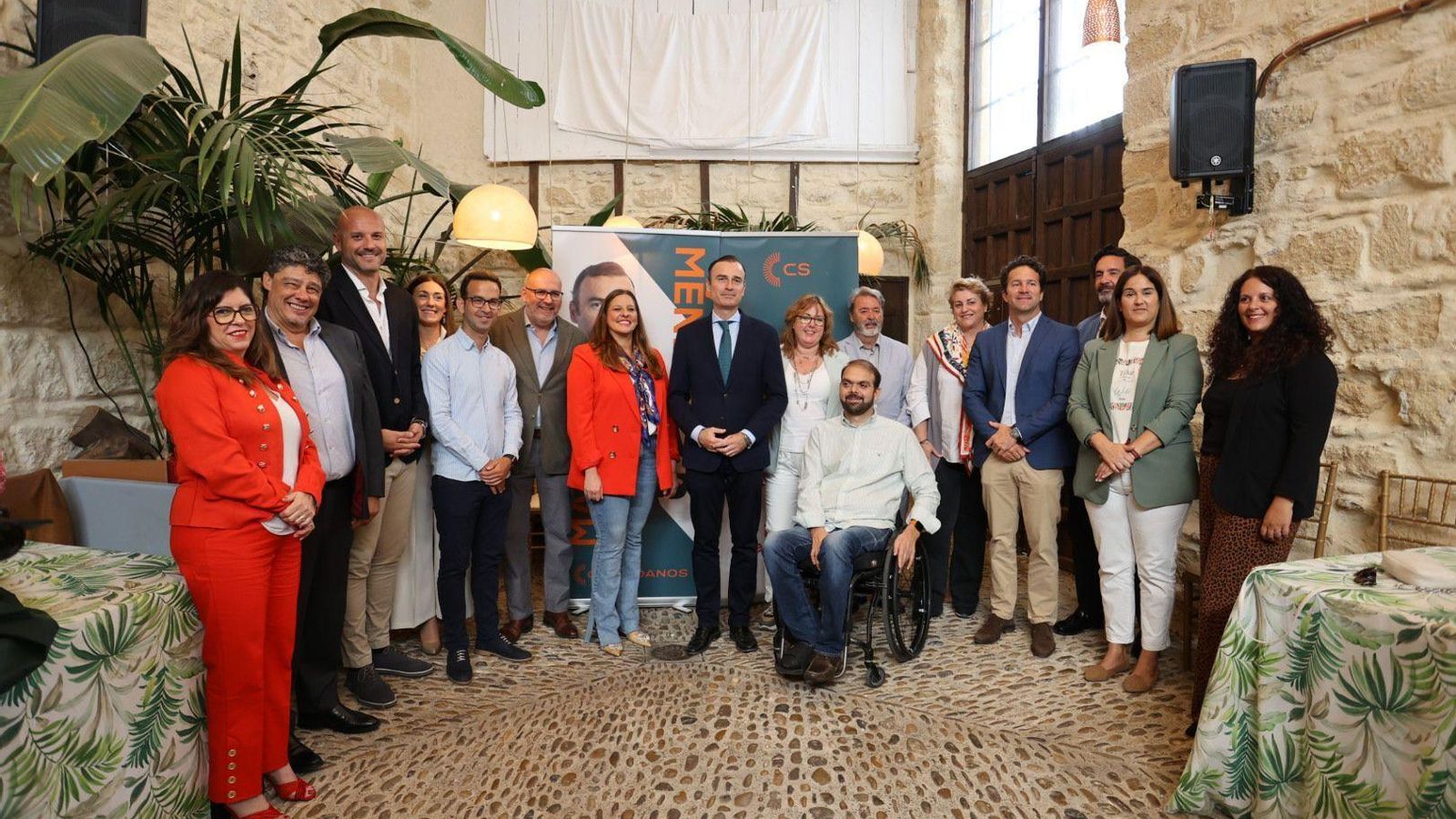 Integrantes de la lista de Ciudadanos en Jerez.