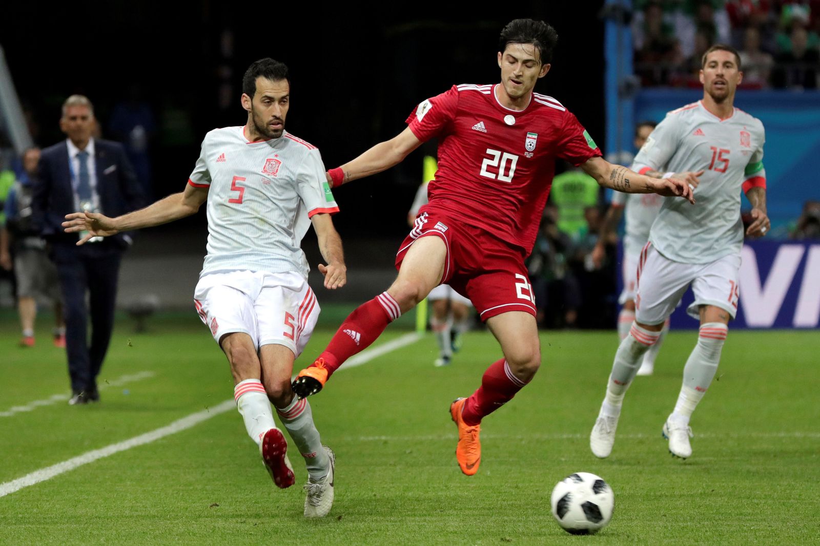 Las imágenes del Irán-España