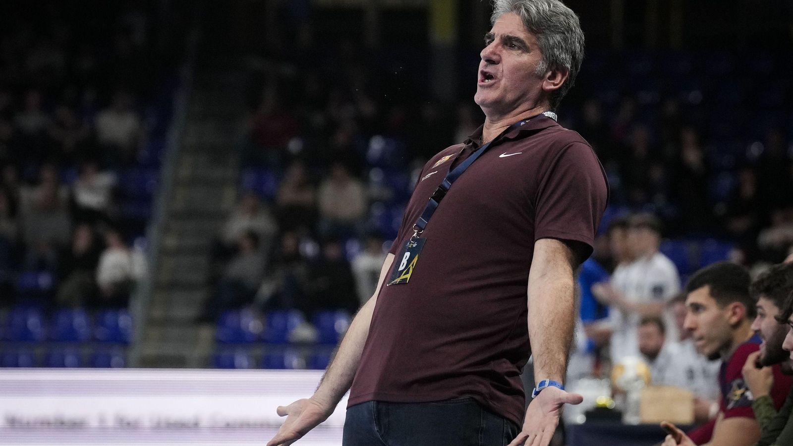 Antonio Carlos Ortega, entrenador del Barcelona.