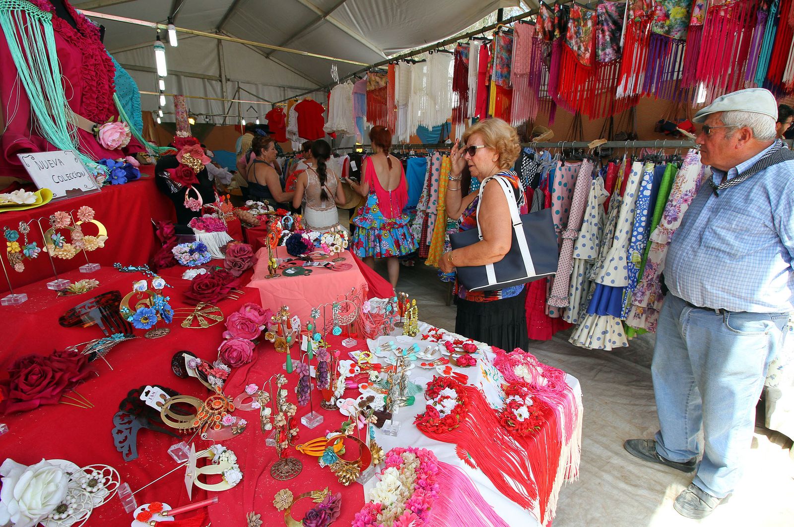 Ambiente en la aldea del Rocío.