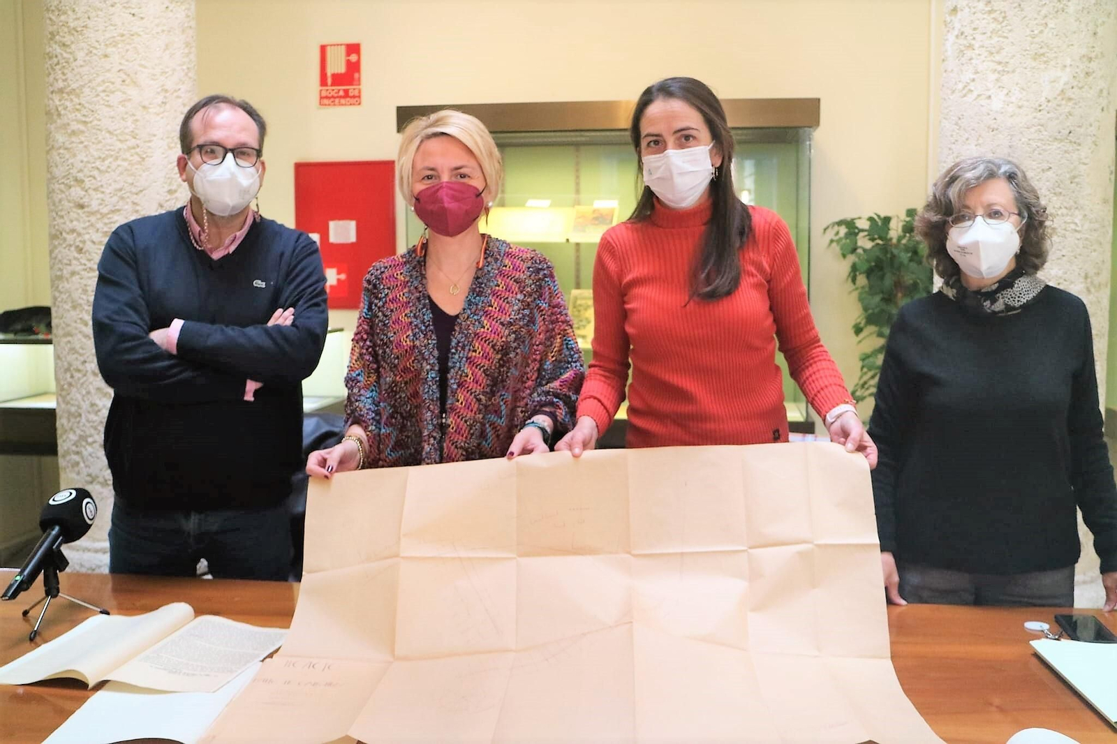 Manuel Rodríguez, Eloisa Cabrera, Aránzazu Martín y María Luisa Andrés.