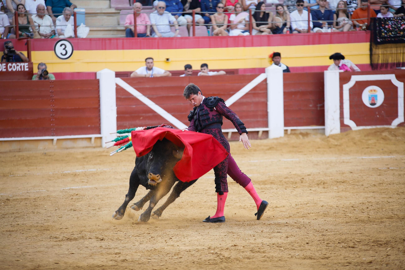Imágenes de la corrida de toros en Roquetas de Mar