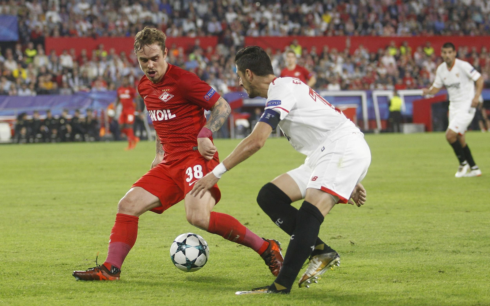 Las imágenes del Sevilla-Spartak