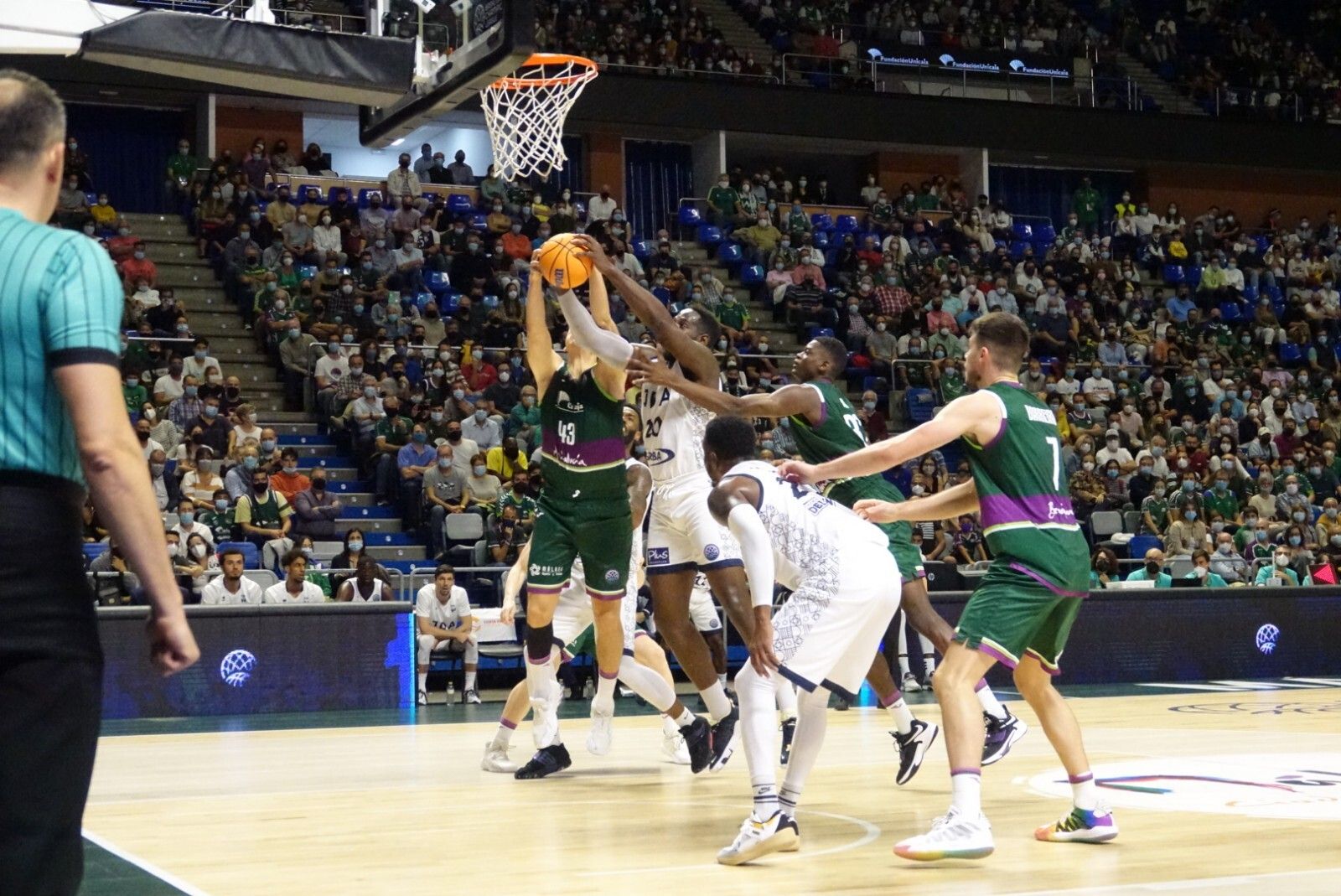 Las fotos del Unicaja-Dijon