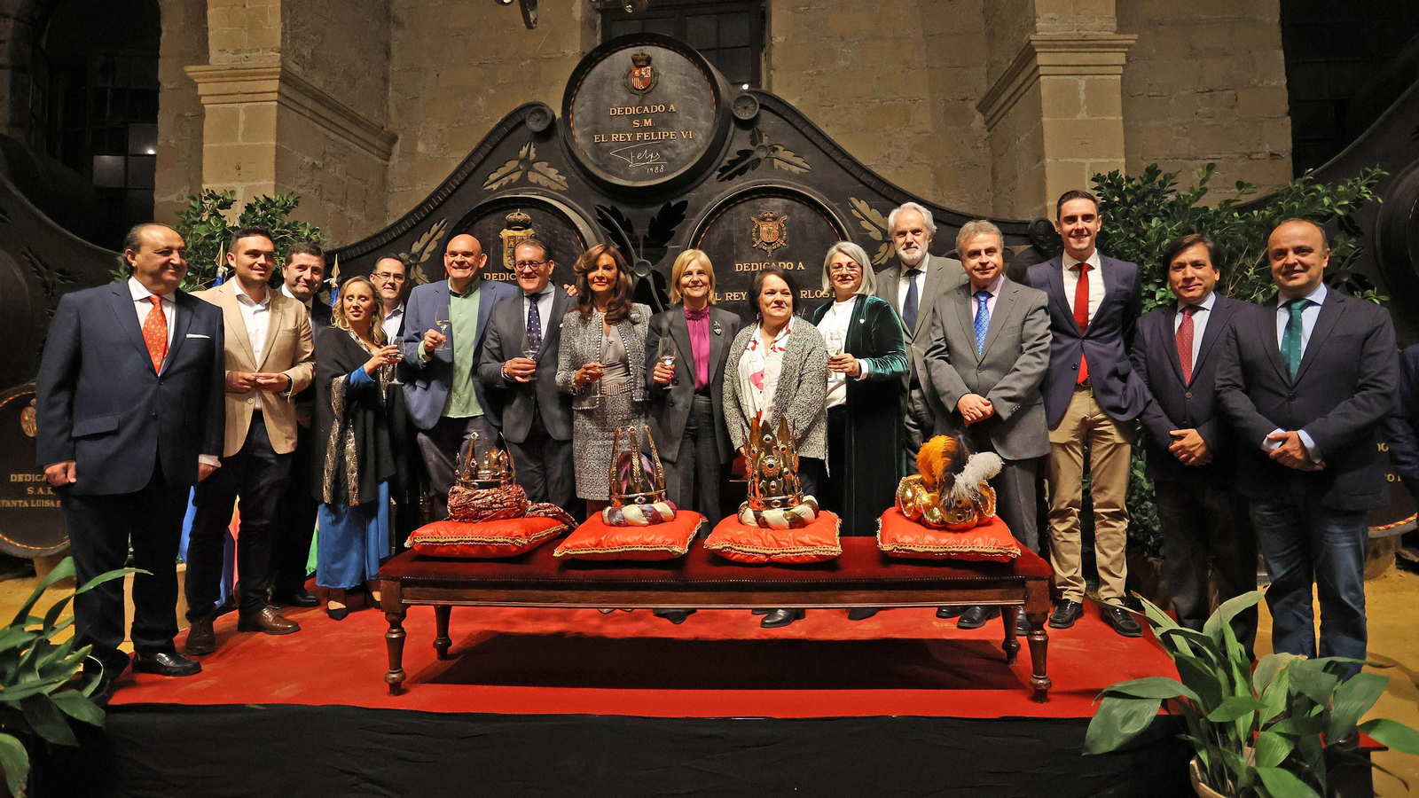 Presentación de los Reyes Magos 2024 de Jerez en Bodegas González Byass