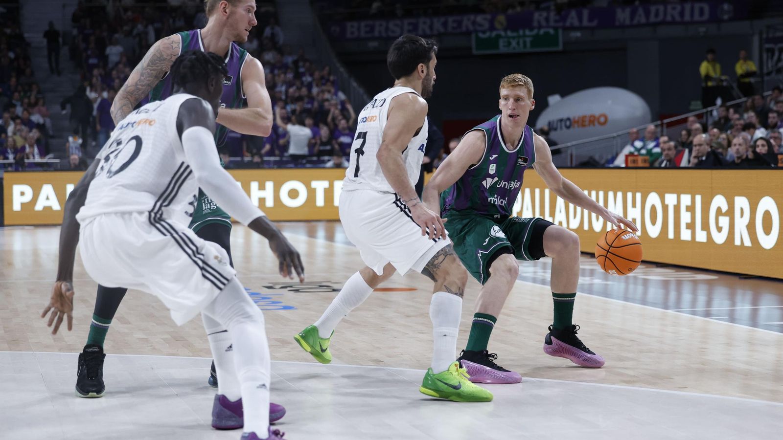 El Real Madrid-Unicaja, en fotos