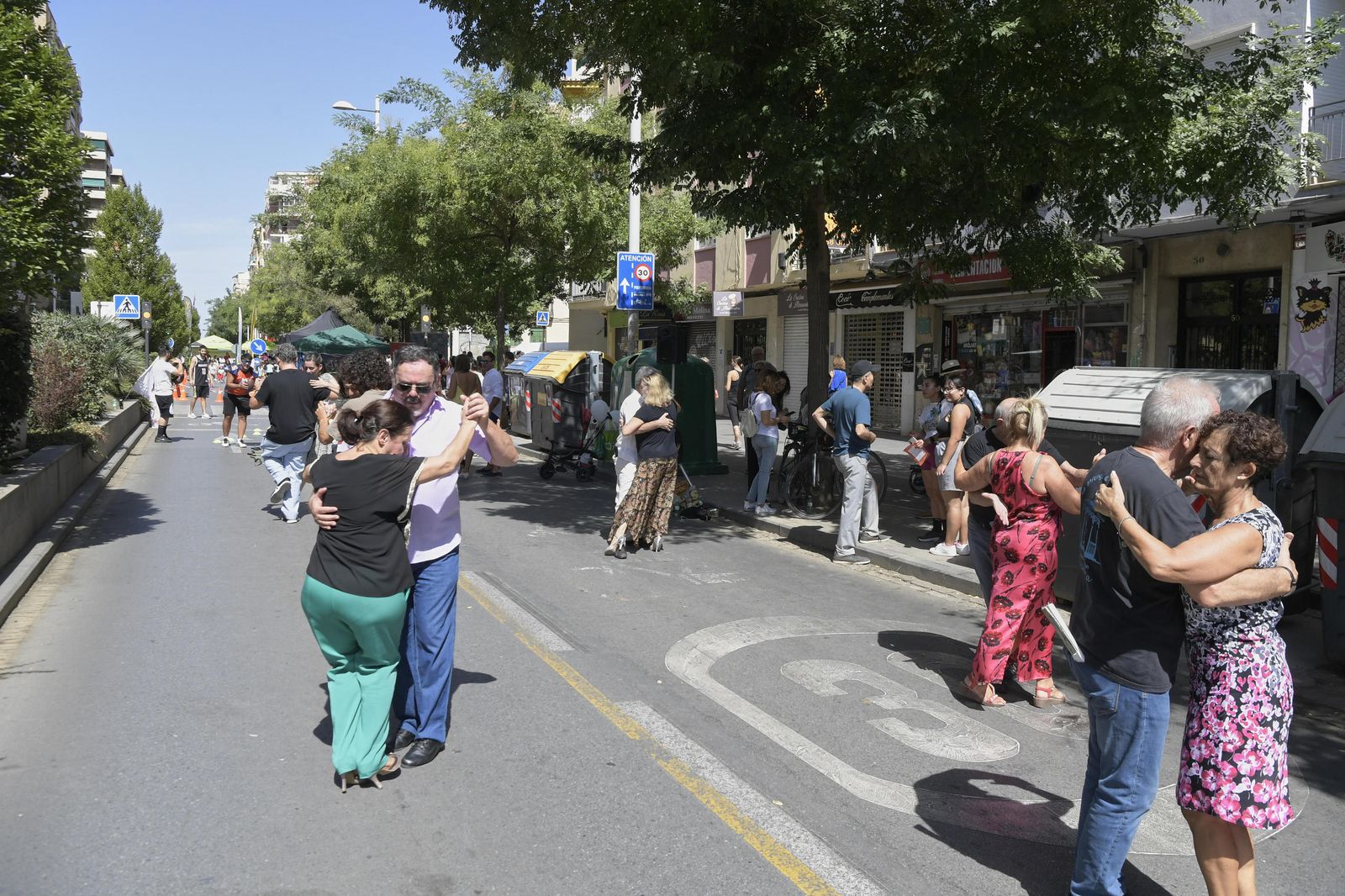 Imagen de una edición anterior del Día sin Coche.