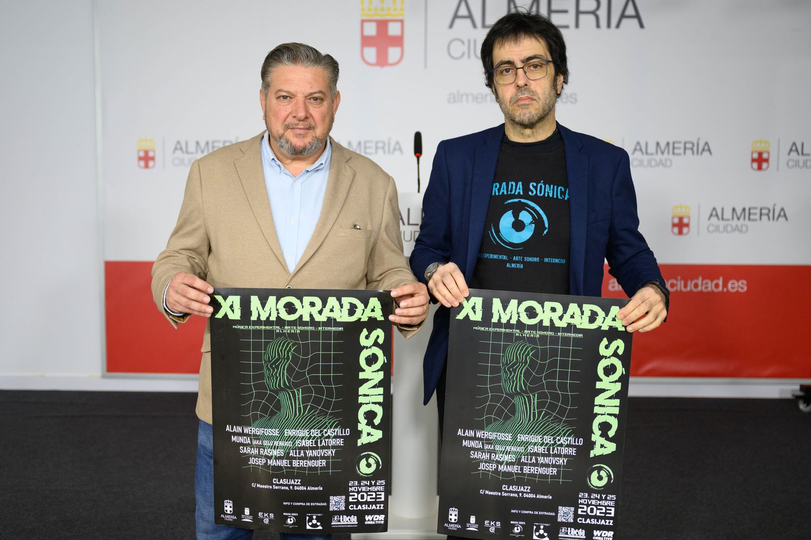 El concejal Diego Cruz con José María Soler.