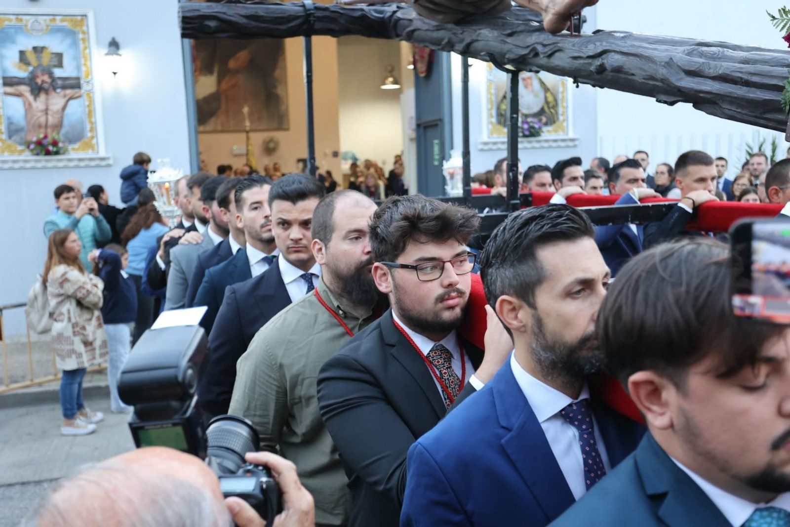 Traslado de las imágenes de la Hermandad de la Sed a la Iglesia de San Miguel
