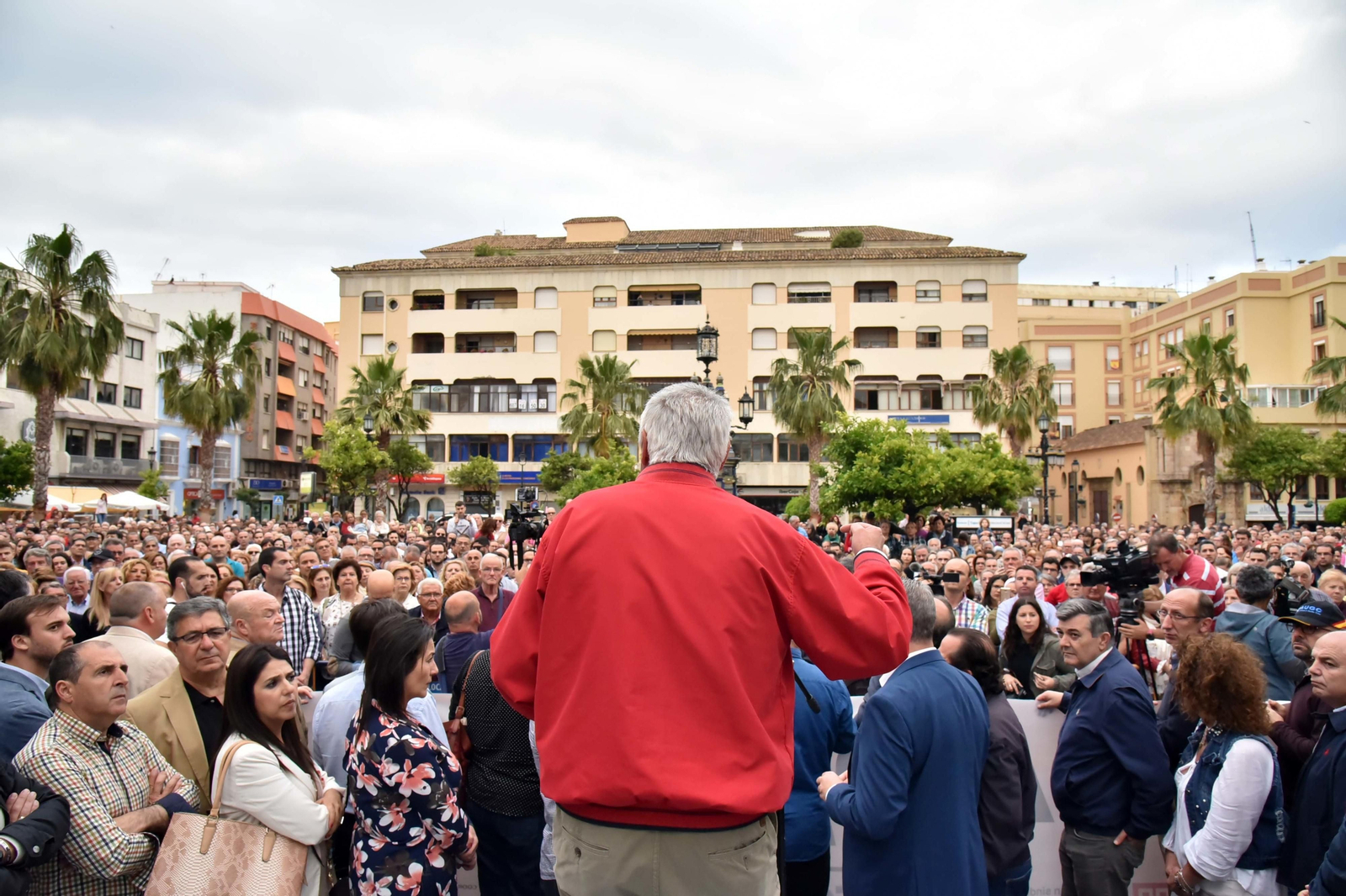 Las imágenes de la manifestación en la Plaza Alta de Algeciras