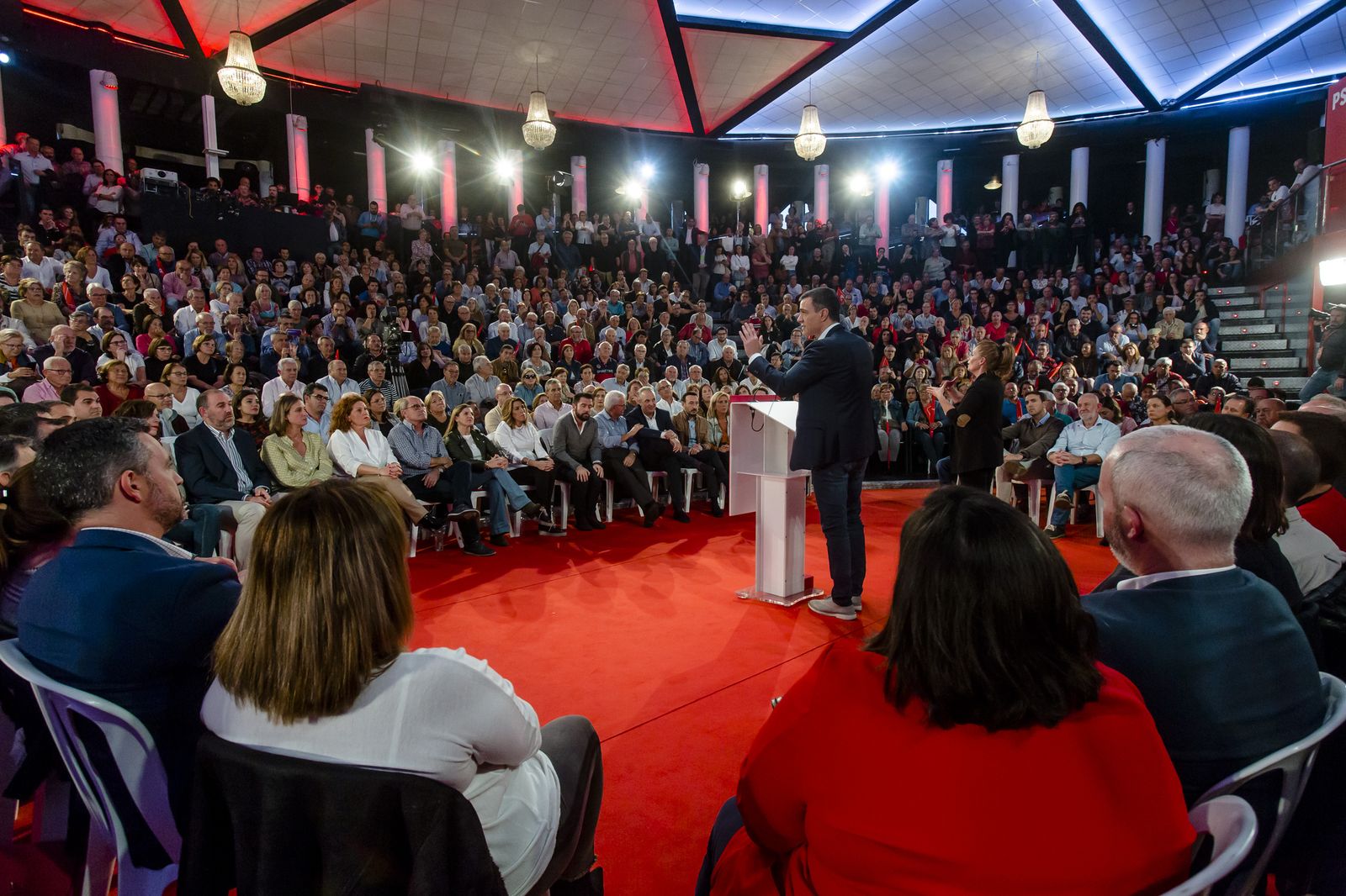 Imágenes del mitin del PSOE en Cádiz