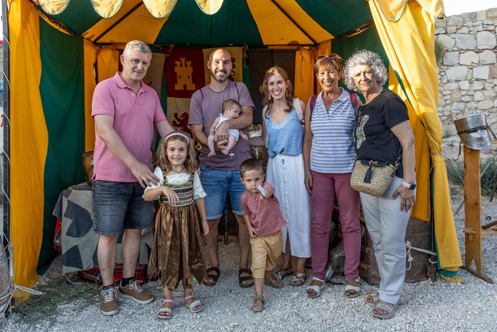 Moradores del Castillo de Jaén, recreación histórica de la Edad Media en el Cerro de Santa Catalina