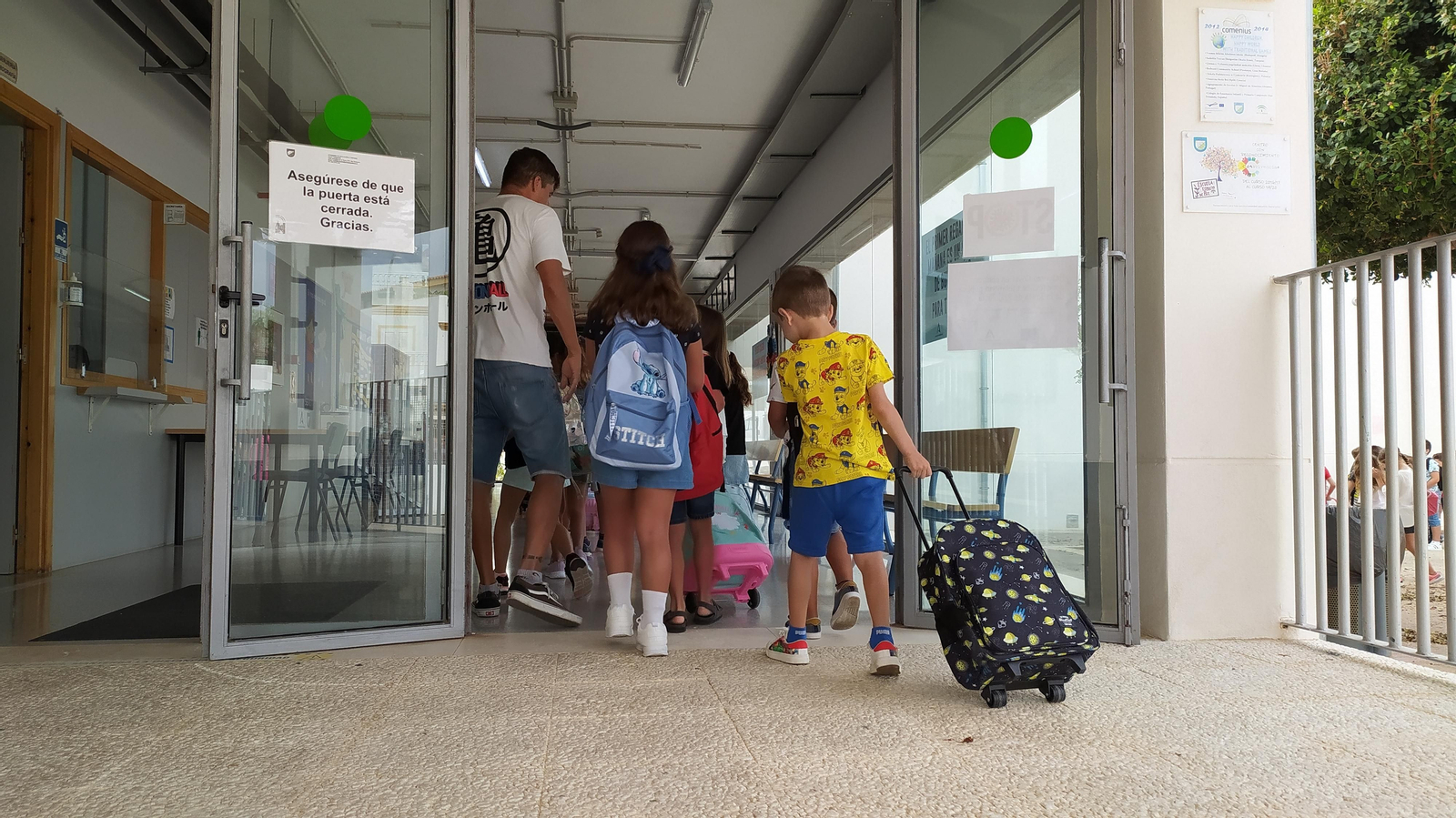 Las imágenes de la vuelta al cole en San Fernando