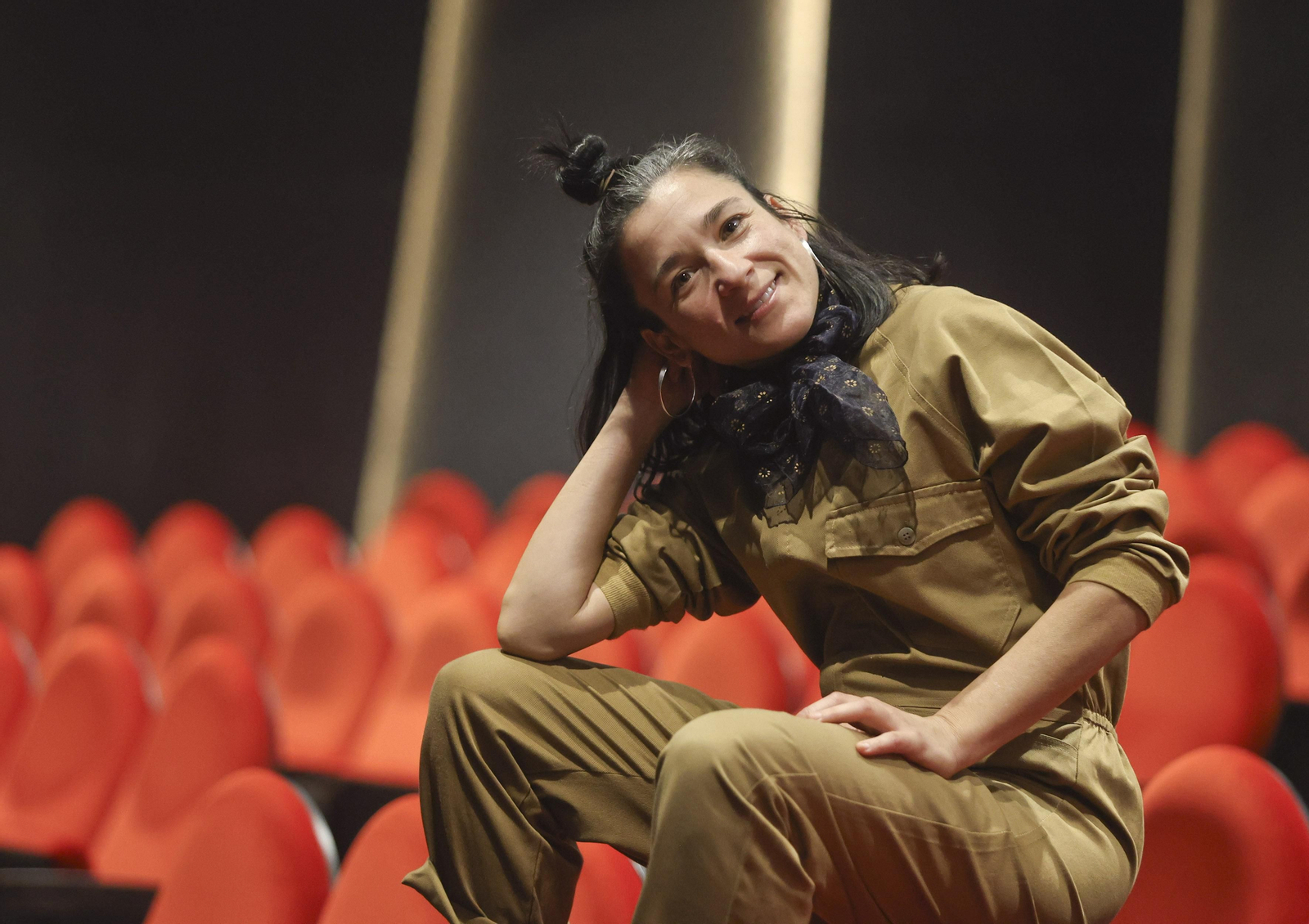 La actriz y dramaturga Alessandra García, directora del Festival Autóctonxs.