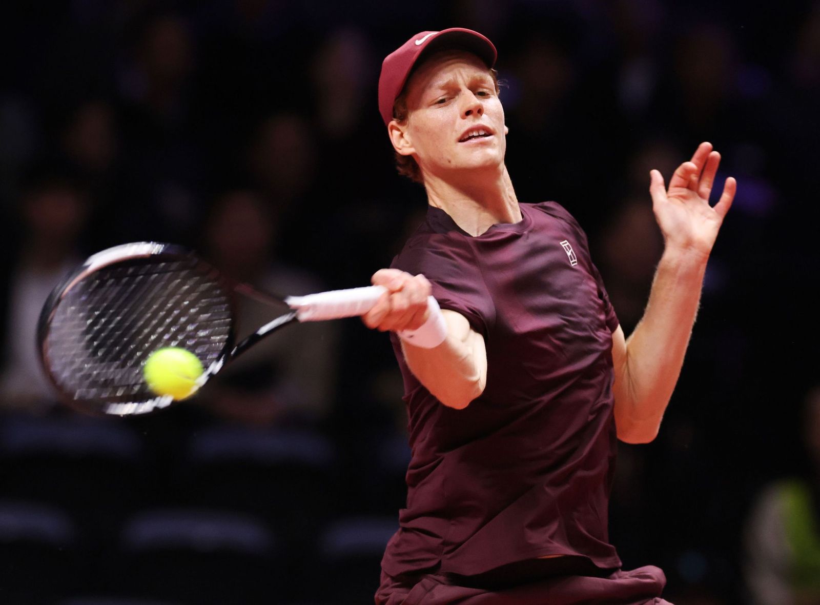 Las fotos de la exhibición entre Alcaraz y Sinner