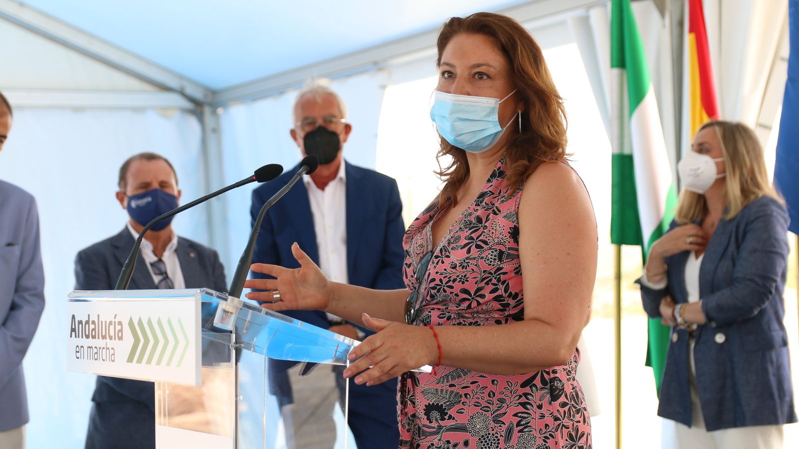 La consejera Carmen Crespo ha puesto en valor el uso de esta vía para el tráfico de productos agrícolas.