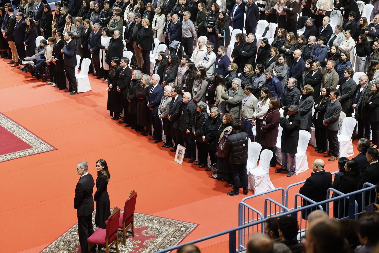 Una imagen del funeral celebrado ayer en Huelva.
