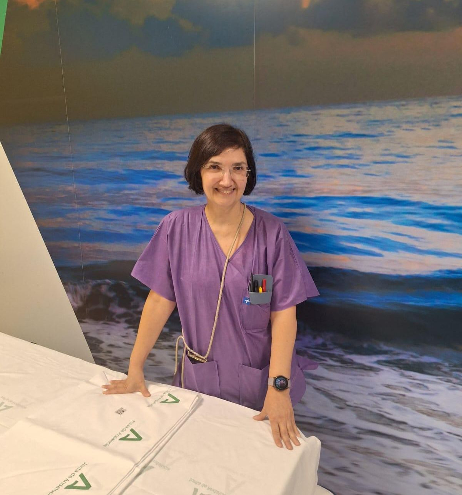 Eva Olivares, supervisora del Bloque de Enfermería.